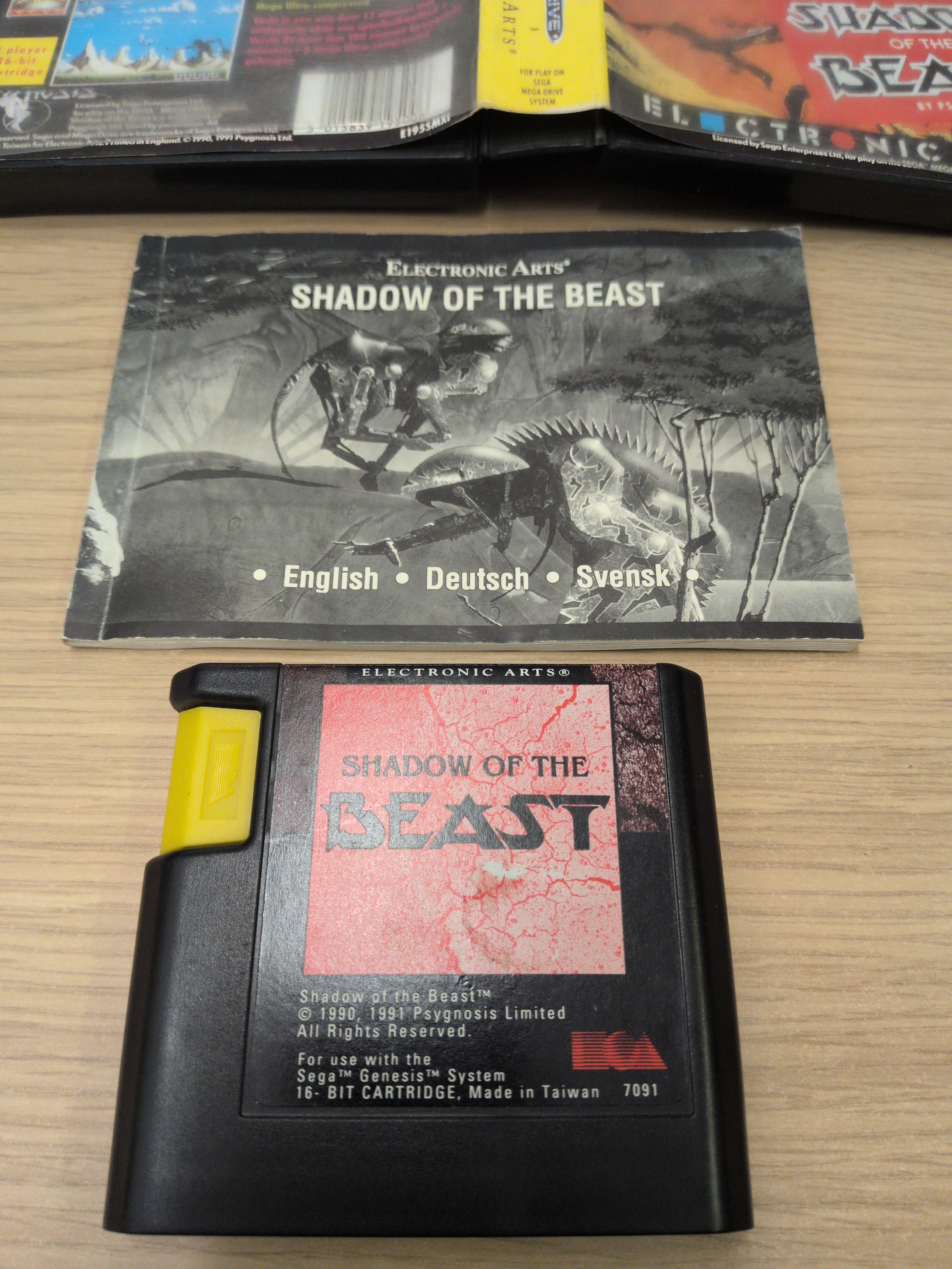 Shadow of the Beast Sega Mega Drive game