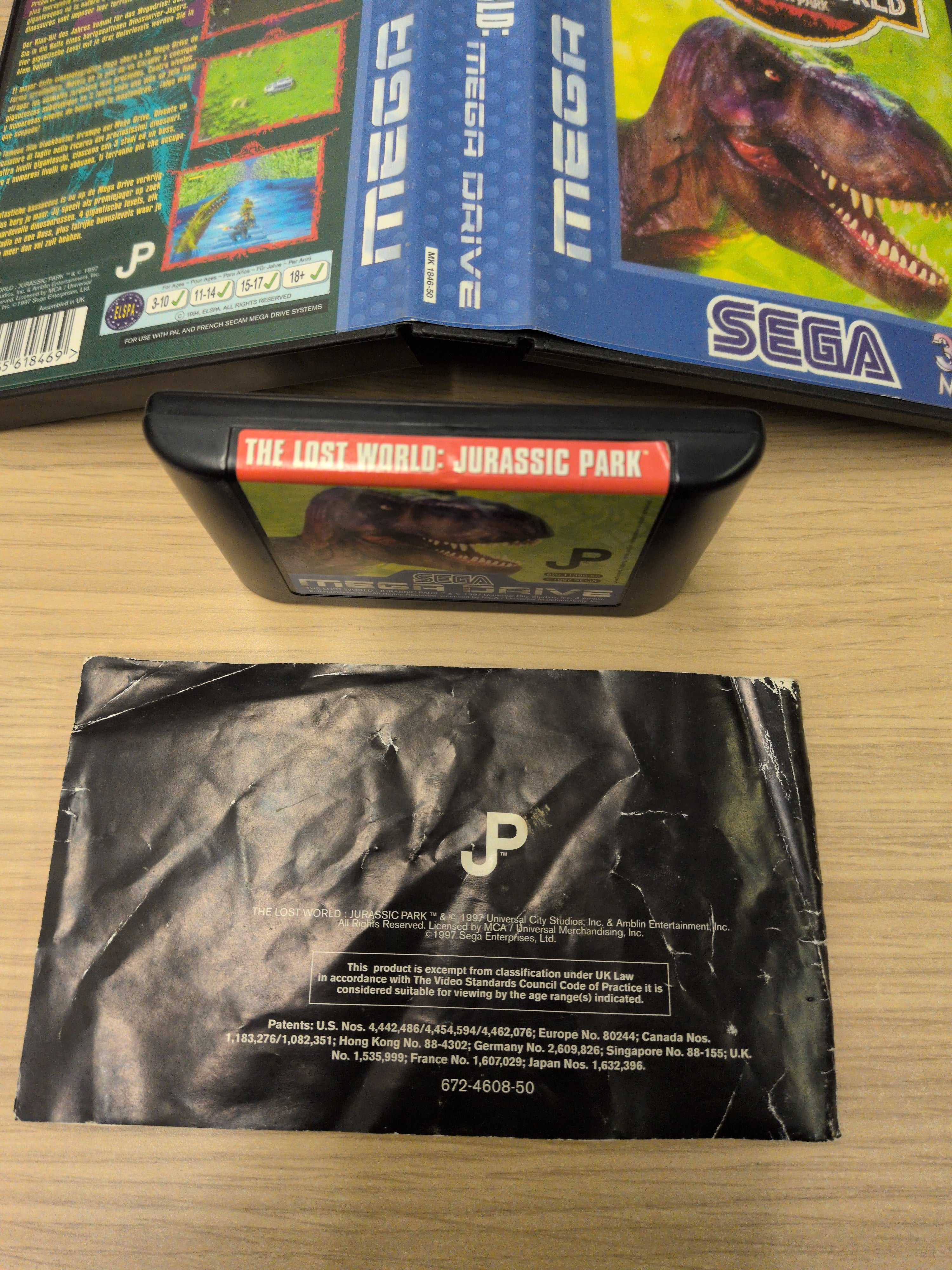 The Lost World: Jurassic Park Sega Mega Drive game