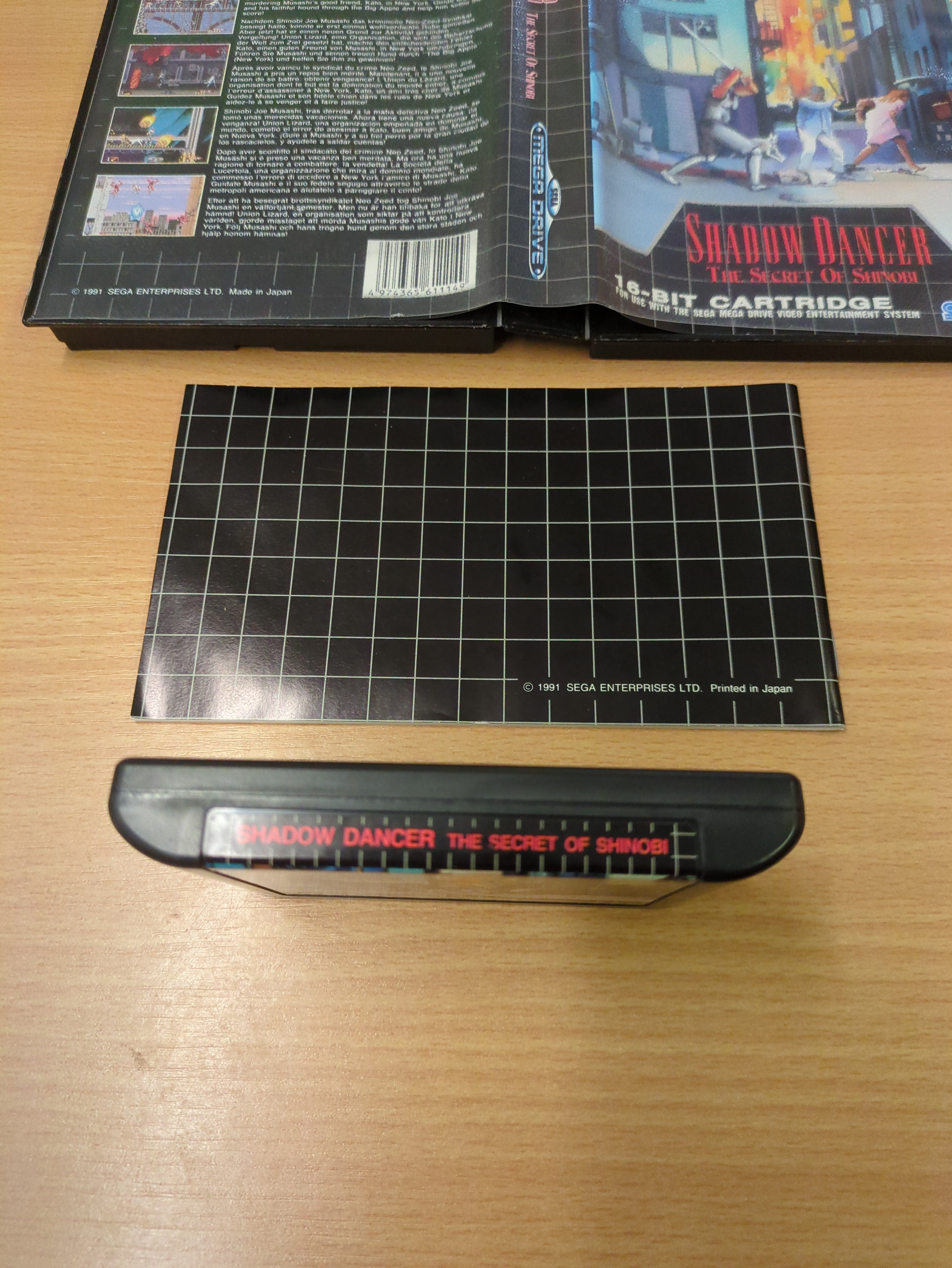 Shadow Dancer: The Secret of Shinobi Sega Mega Drive game