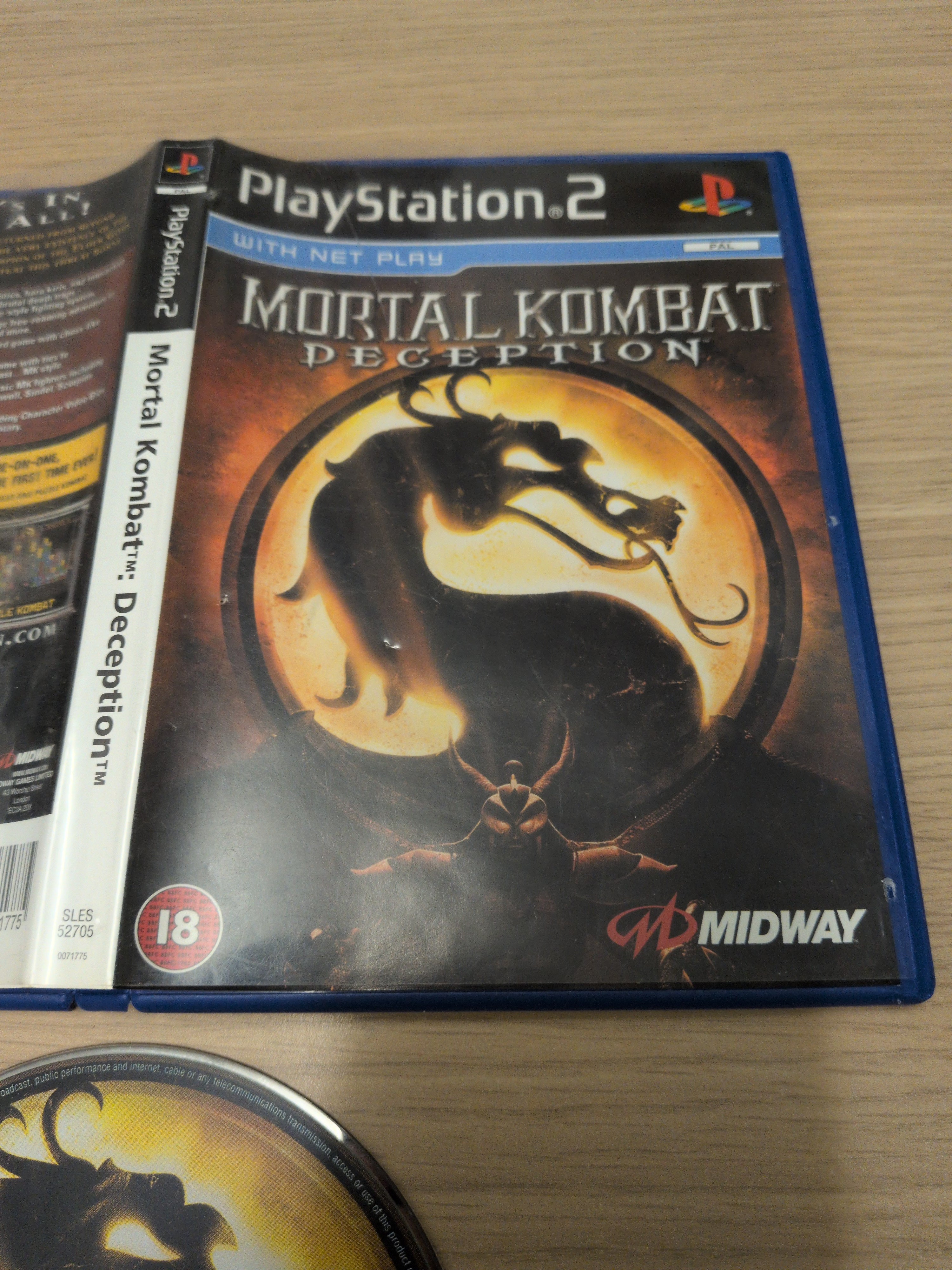 Mortal Kombat: Deception Sony PS2 game