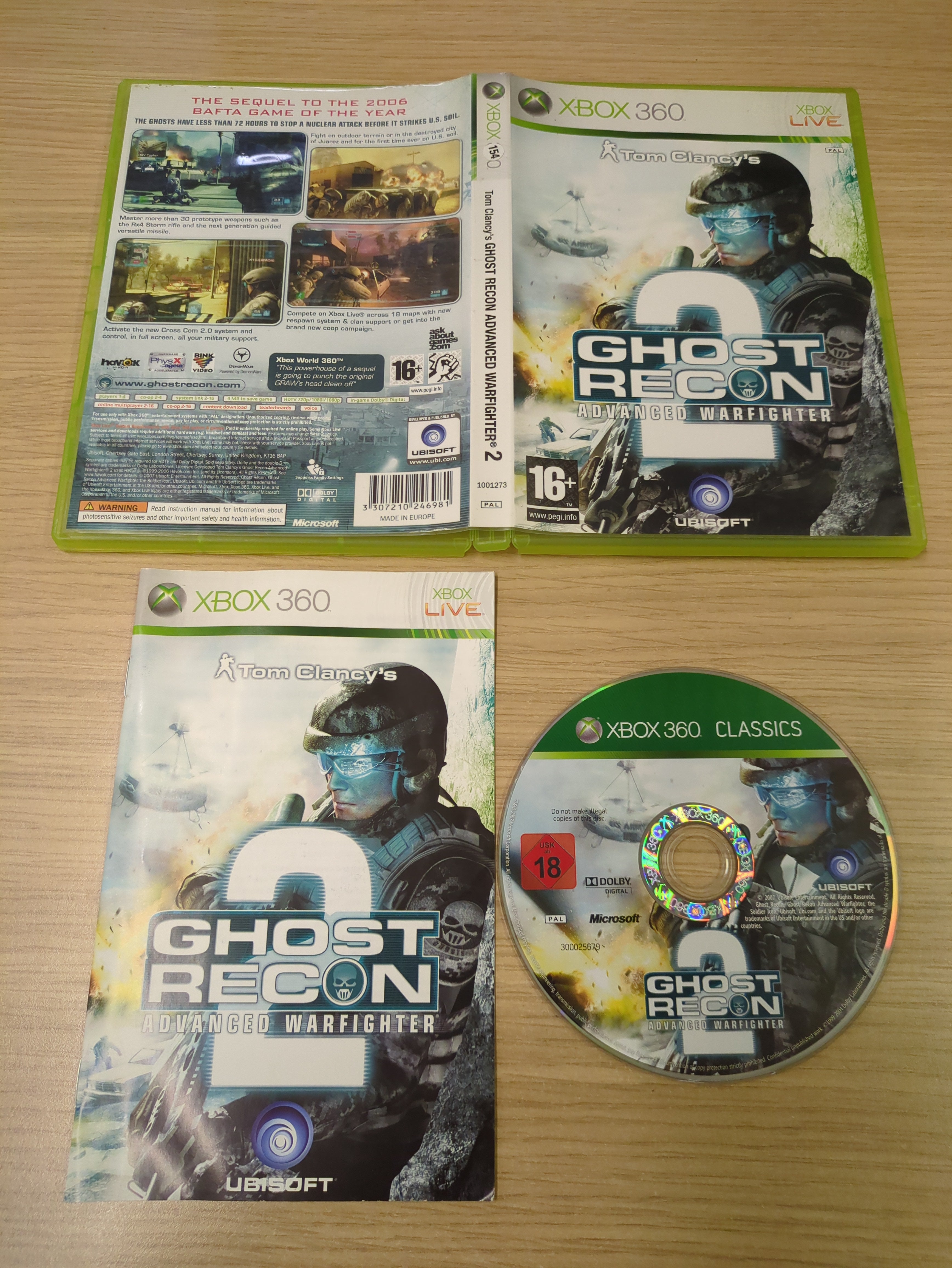 Tom Clancy's Ghost Recon Advanced Warfighter 2 Xbox 360 game