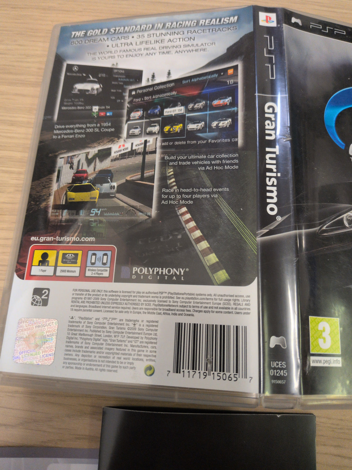 Gran Turismo Sony PSP game