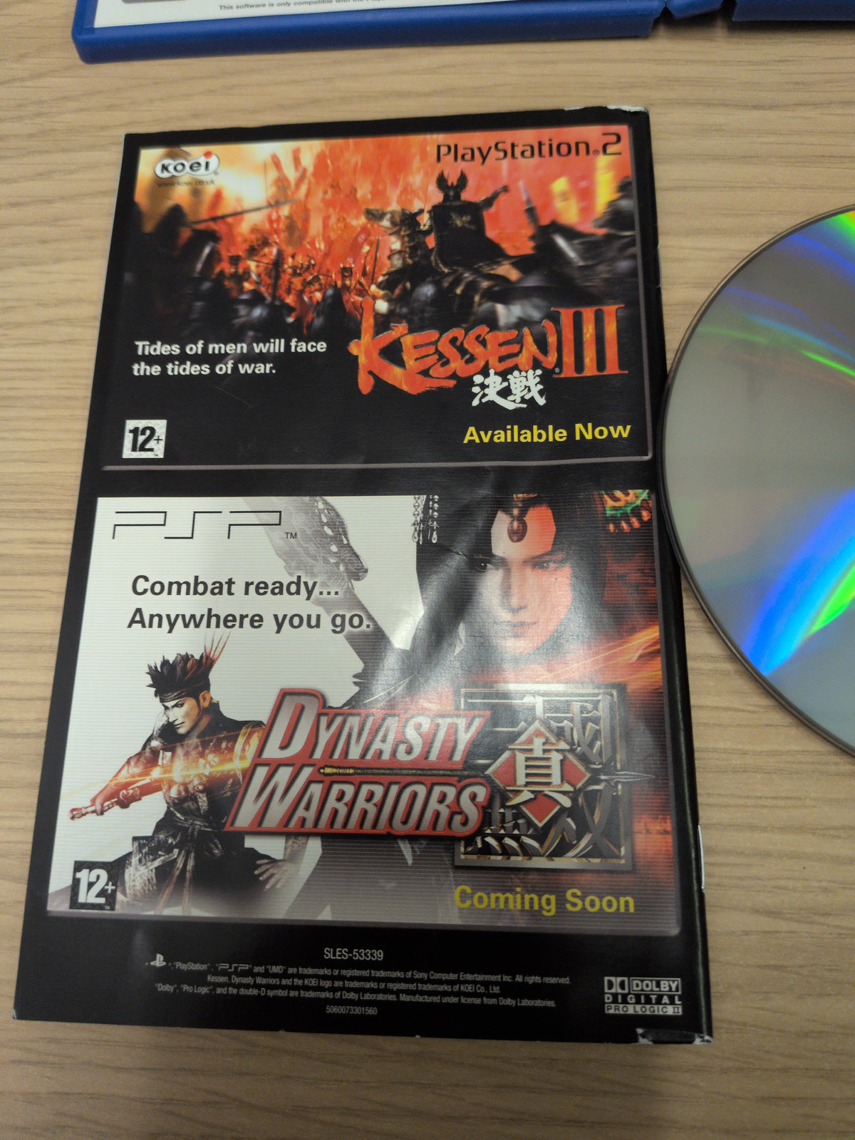 Dynasty Warriors 5 Sony PS2 game