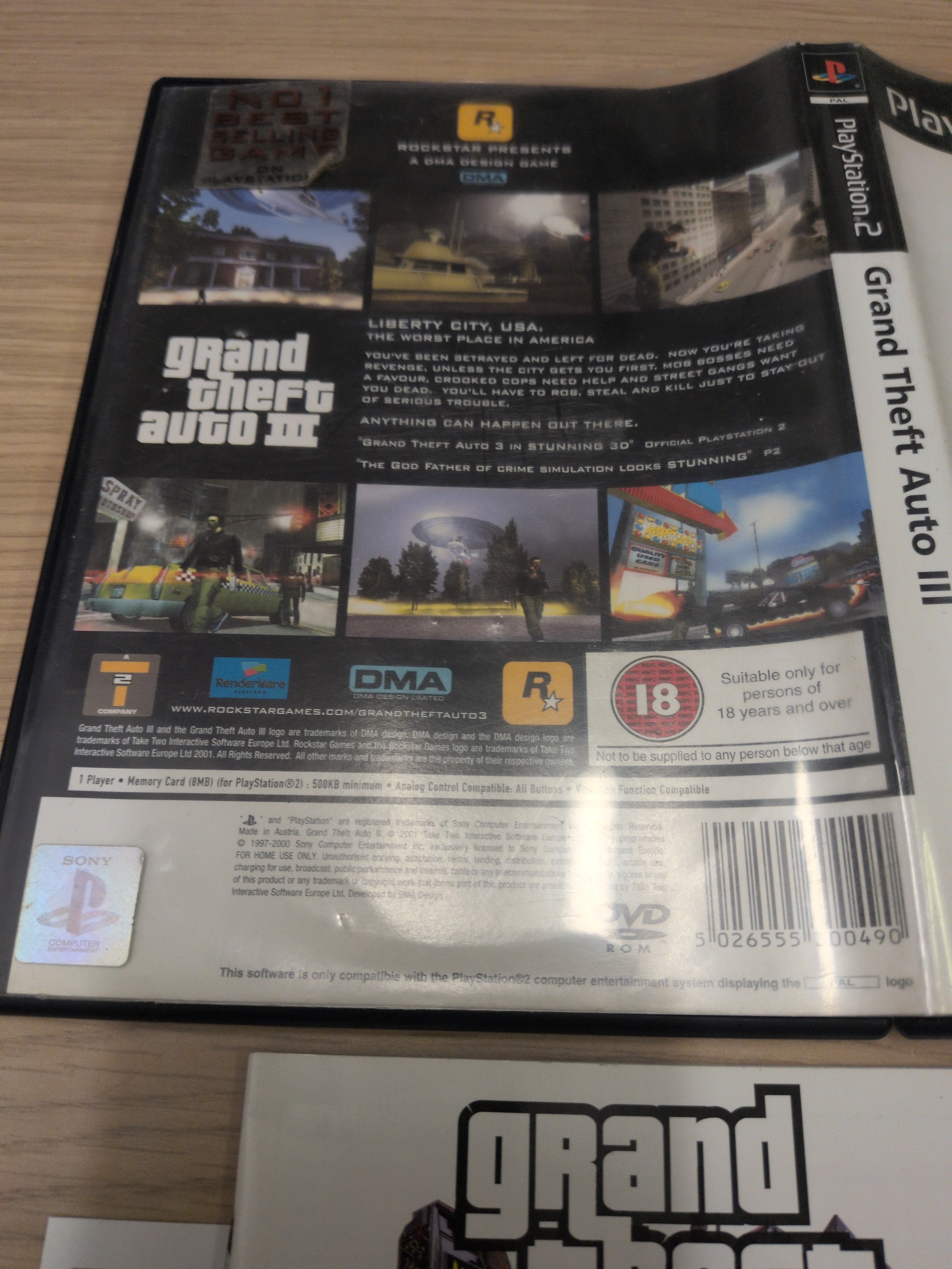 Grand Theft Auto III Sony PS2 game