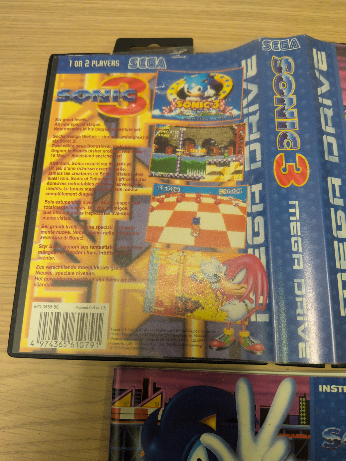Sonic 3 Sega Mega Drive game