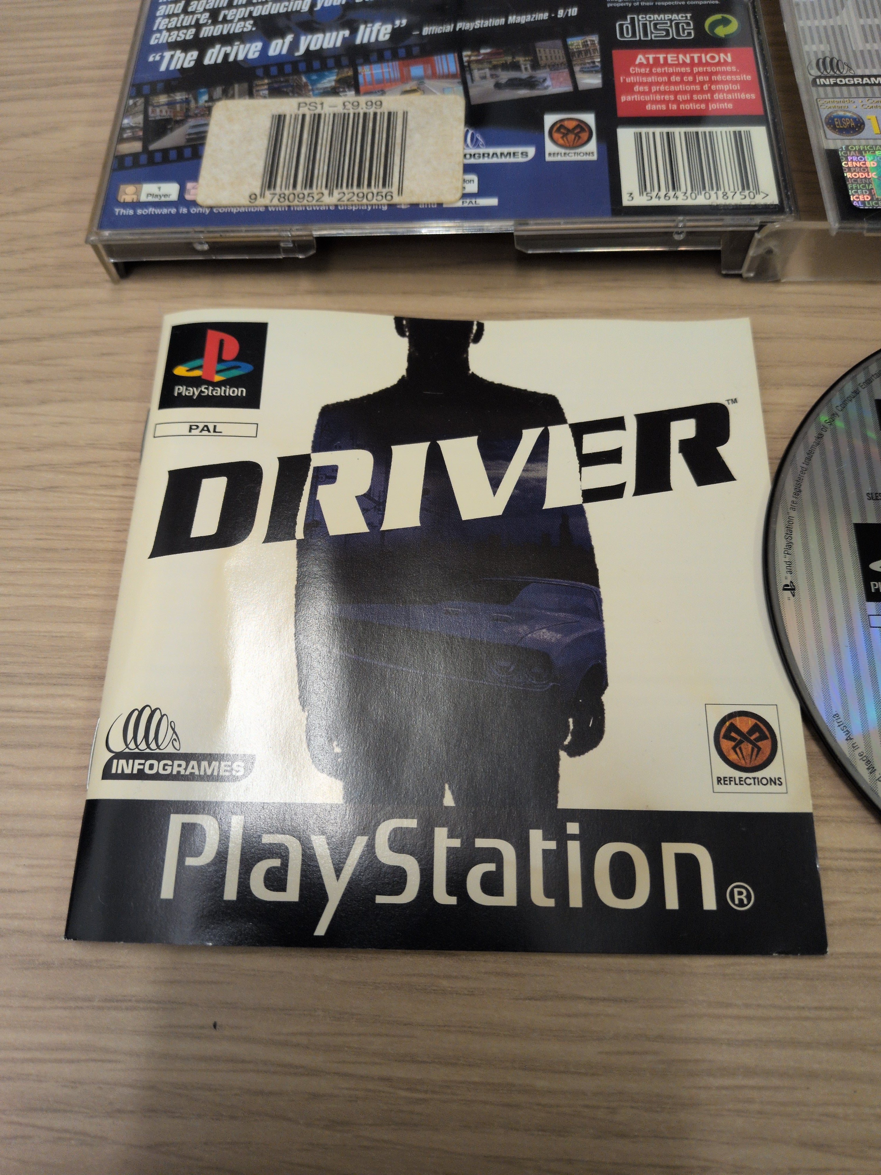 Driver (Best of Infogrames) Sony PS1 game