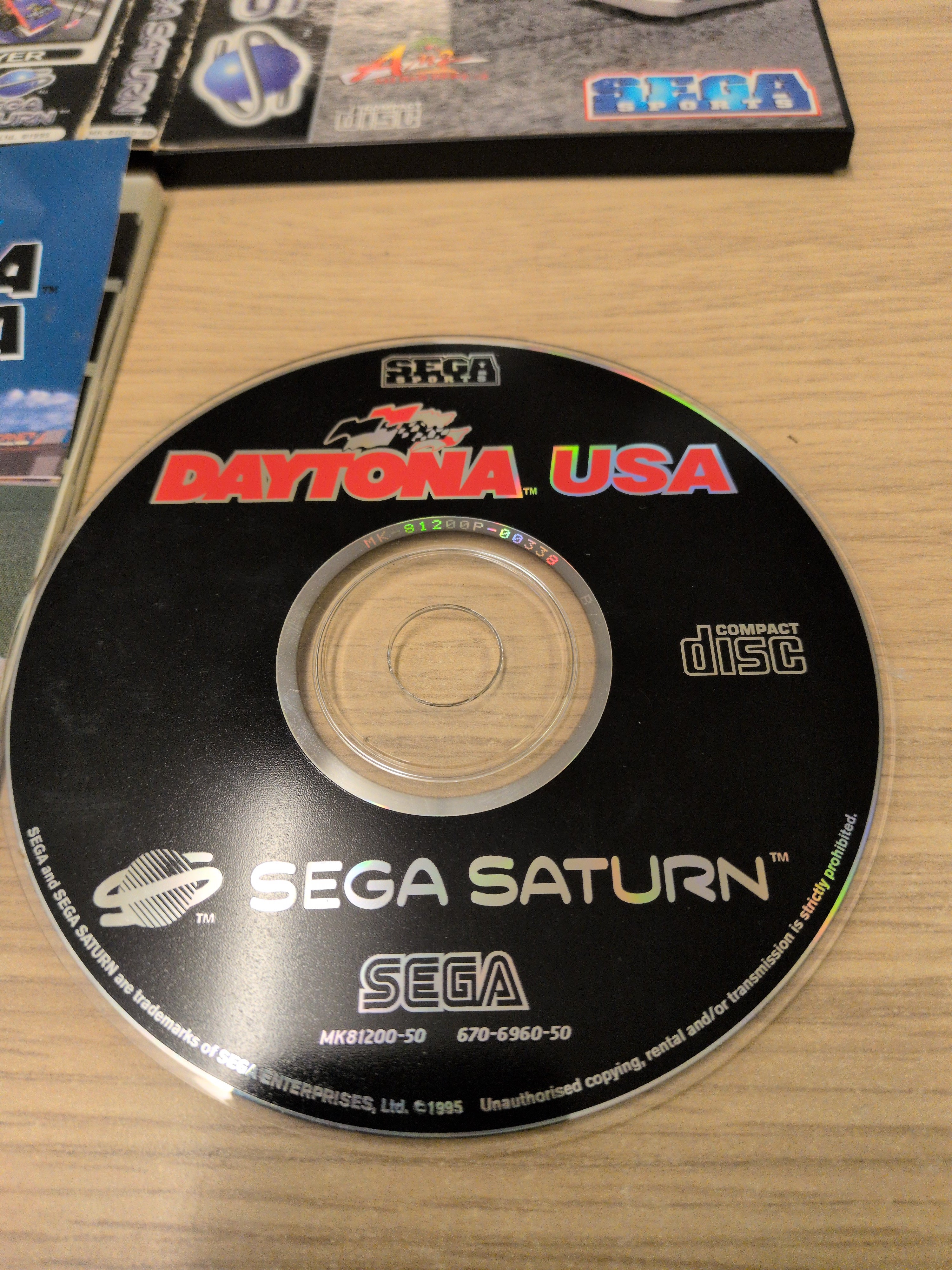 Daytona USA Sega Saturn game