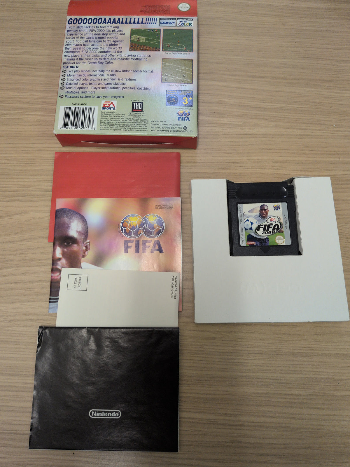 FIFA 2000 Nintendo Game Boy Color game Boxed