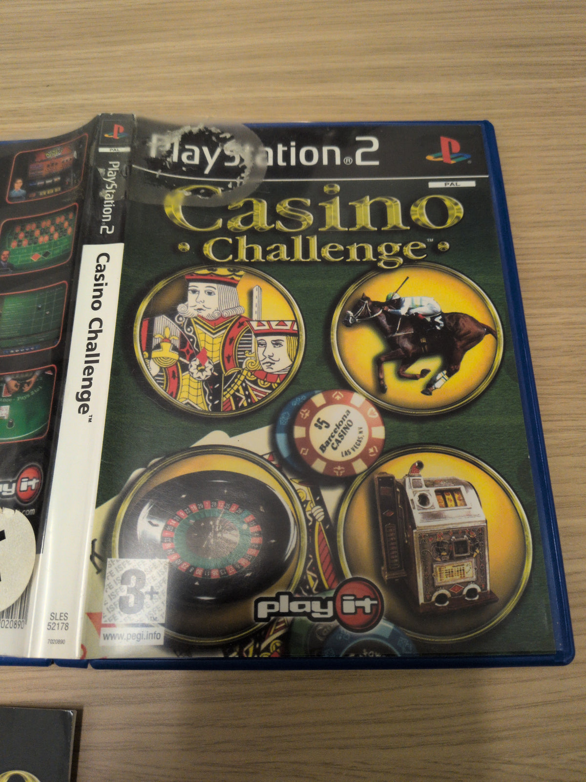 Casino Challenge Sony PS2 game