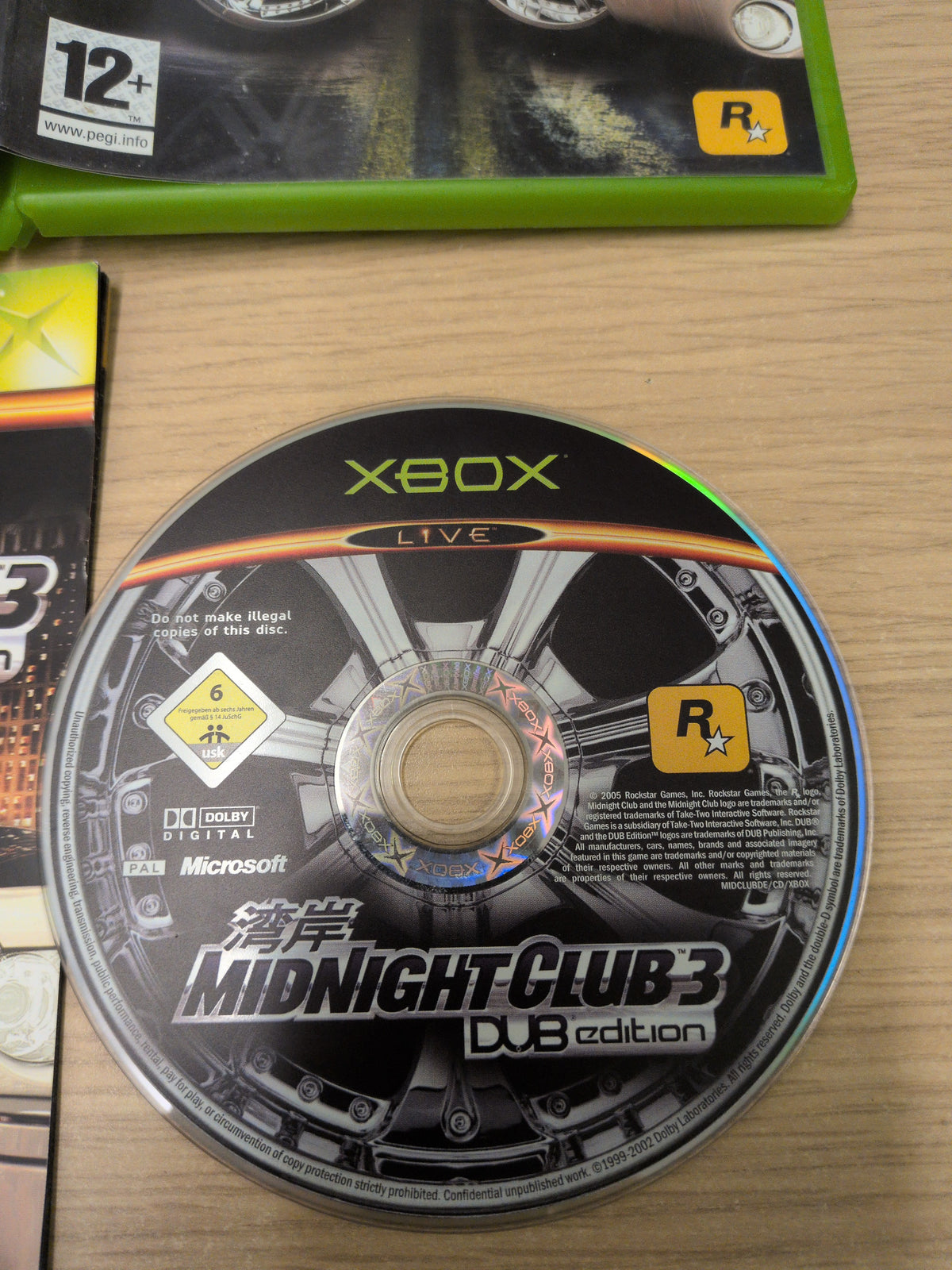 Midnight Club 3: DUB Edition original Xbox game