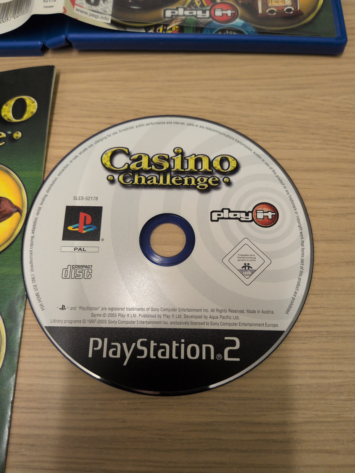 Casino Challenge Sony PS2 game