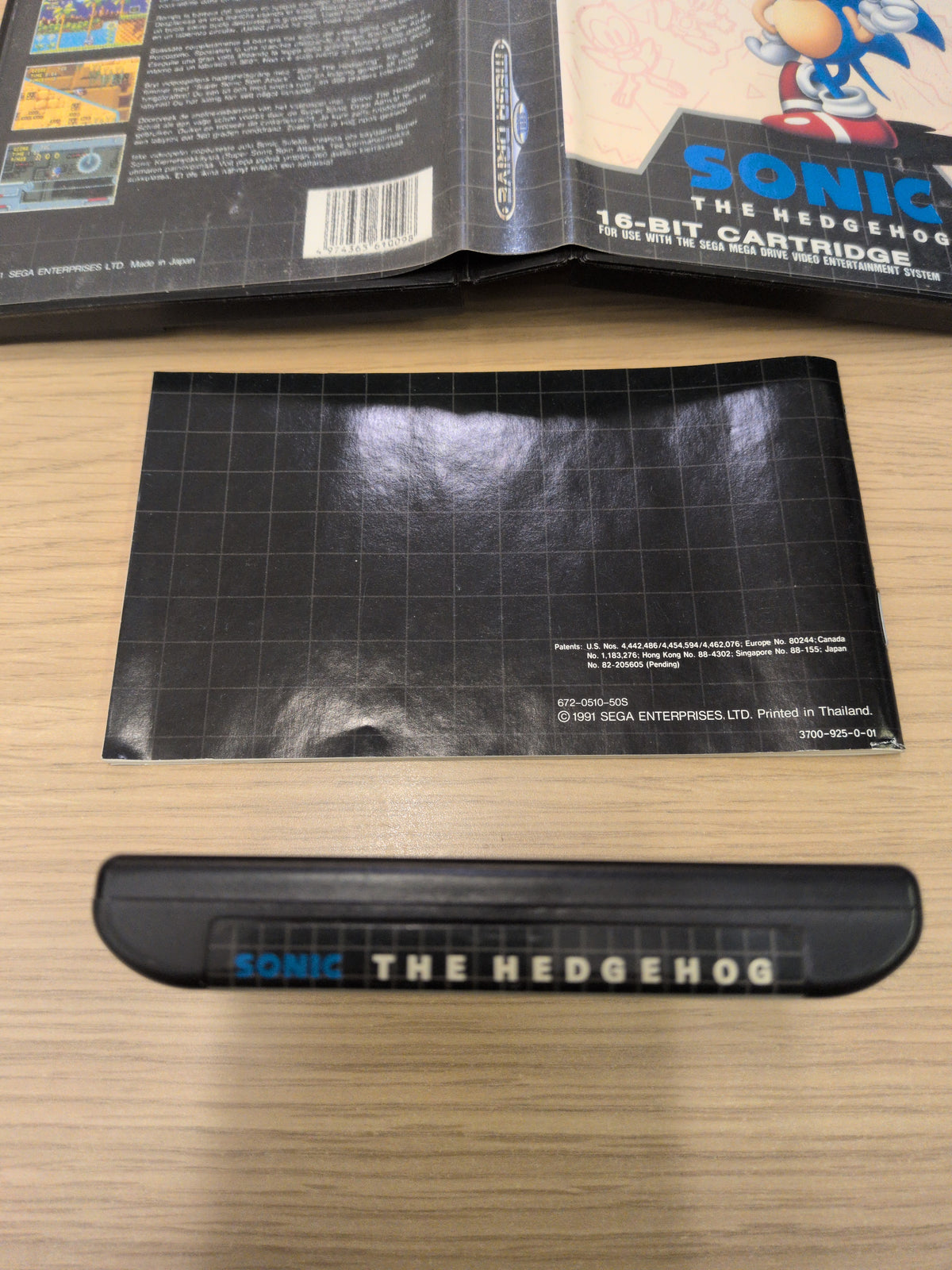 Sonic The Hedgehog Sega Mega Drive game
