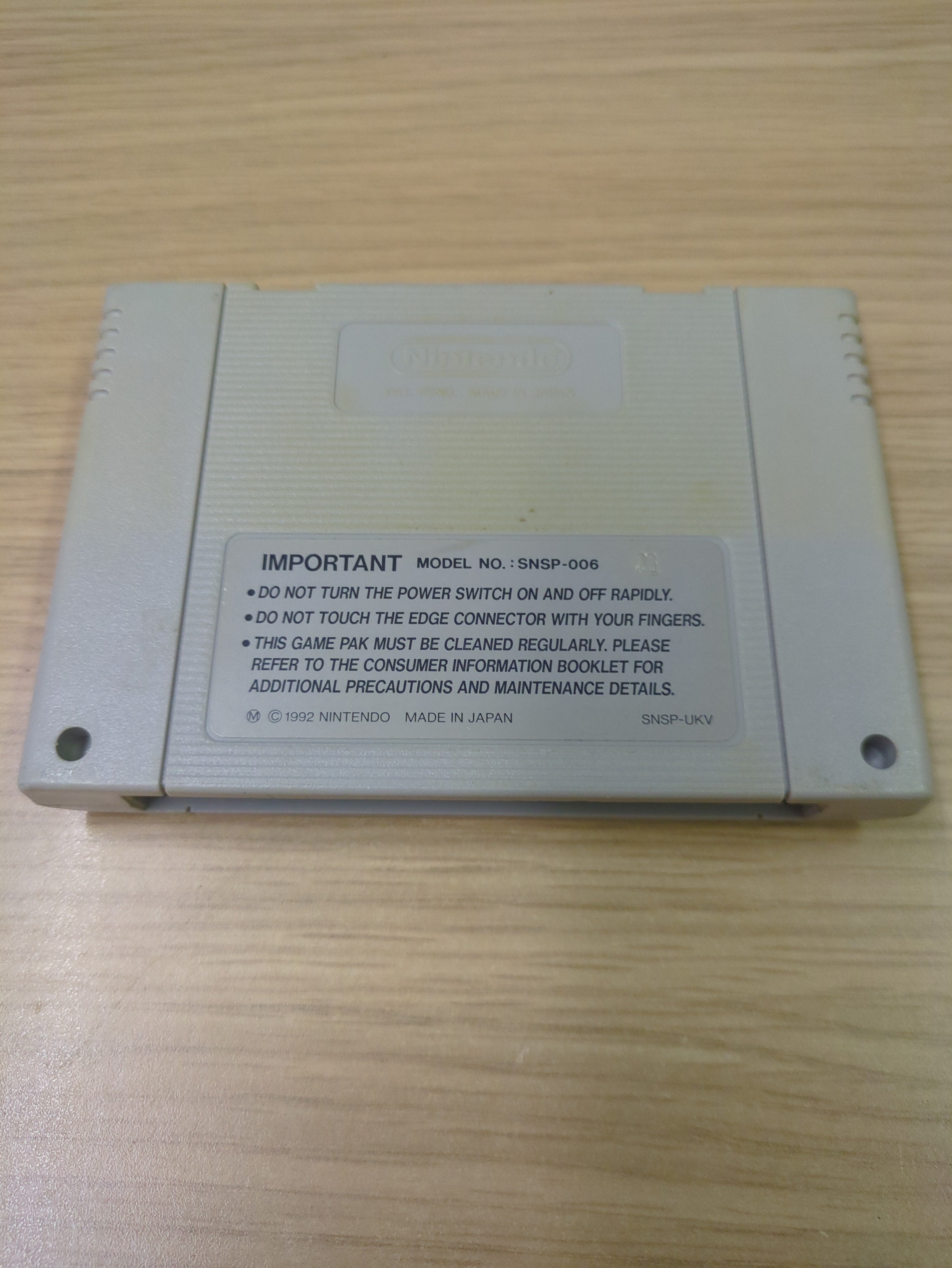 Super Ghouls 'N Ghosts Super Nintendo SNES game cart only