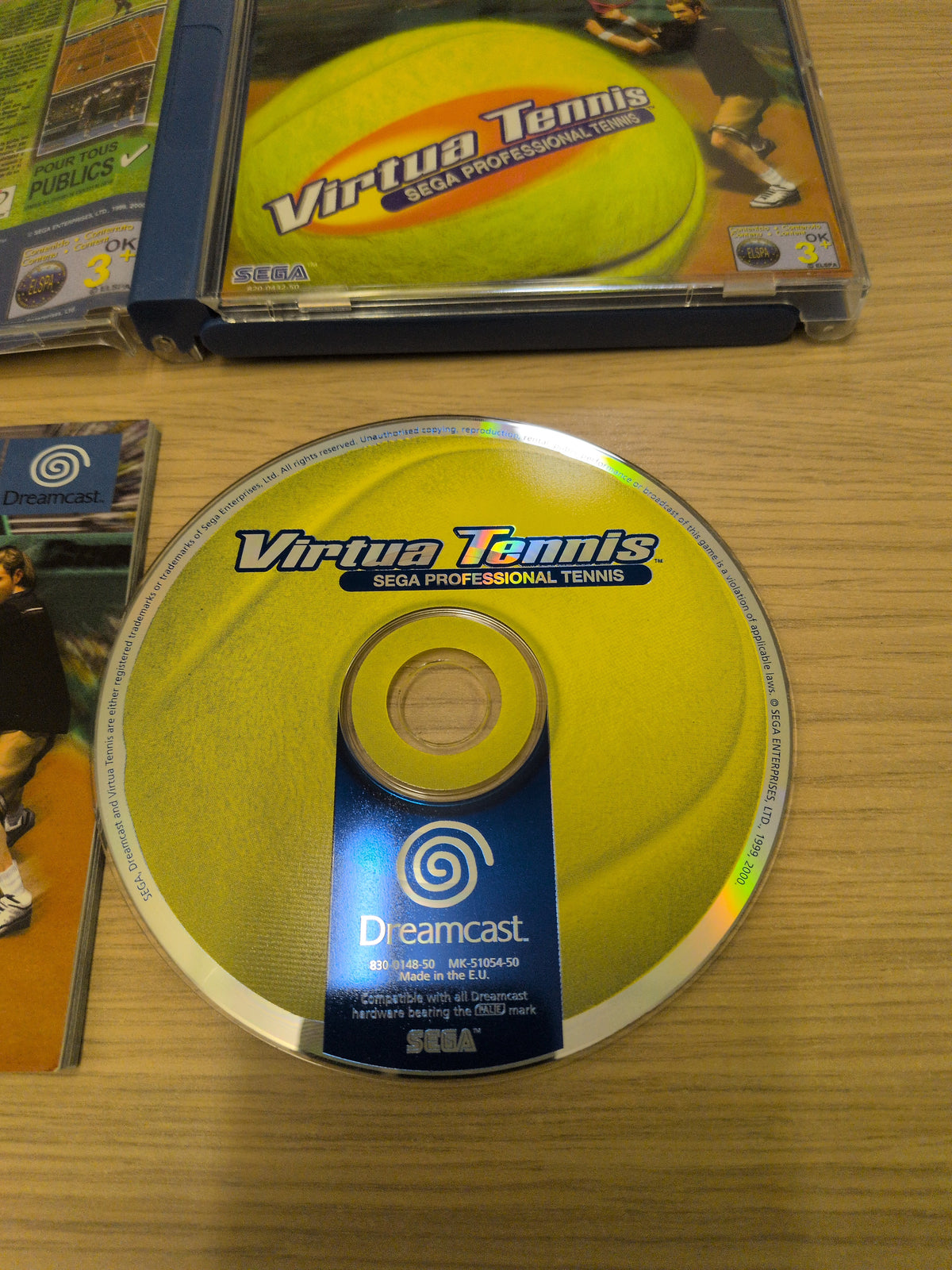 Virtua Tennis Sega dreamcast game