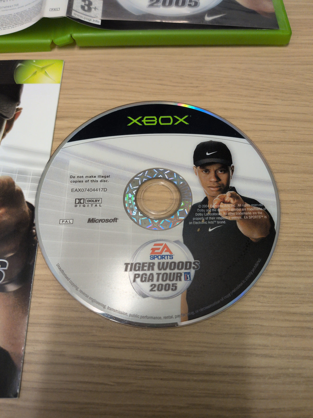 Tiger Woods PGA Tour 2005 original Xbox game