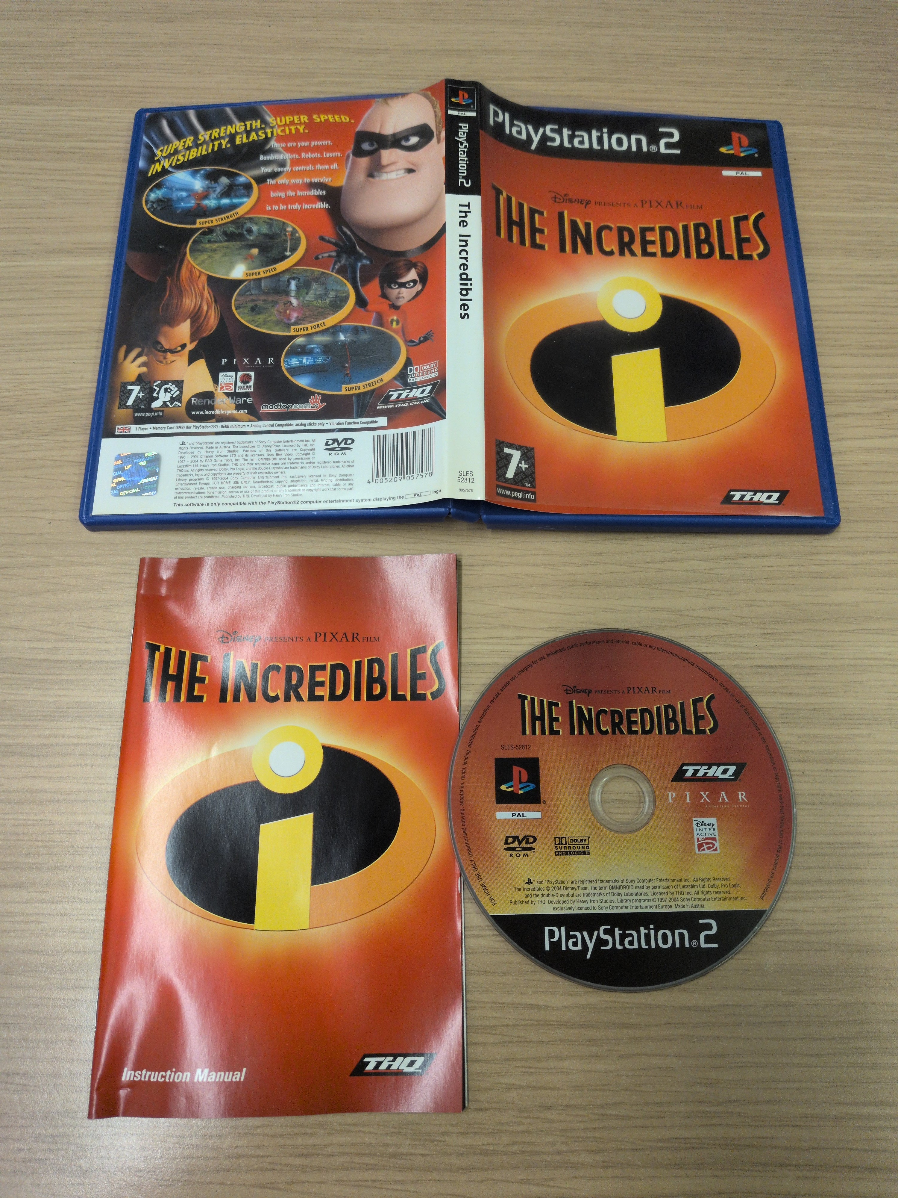 The Incredibles Sony PS2 game