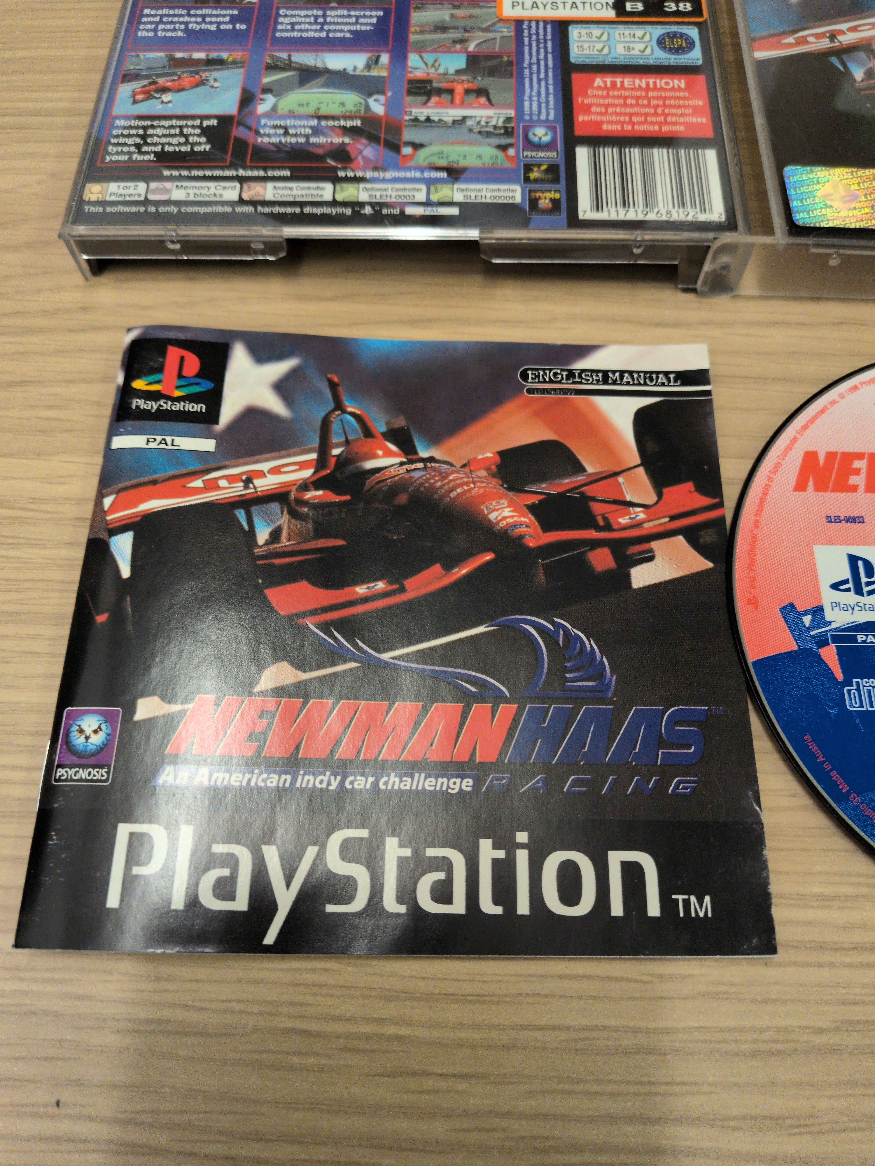 Newman Haas Racing Sony PS1 game