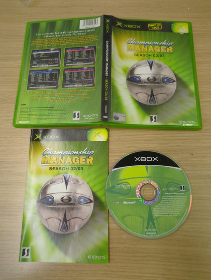 Championship Manager: Season 02/03 original Xbox game