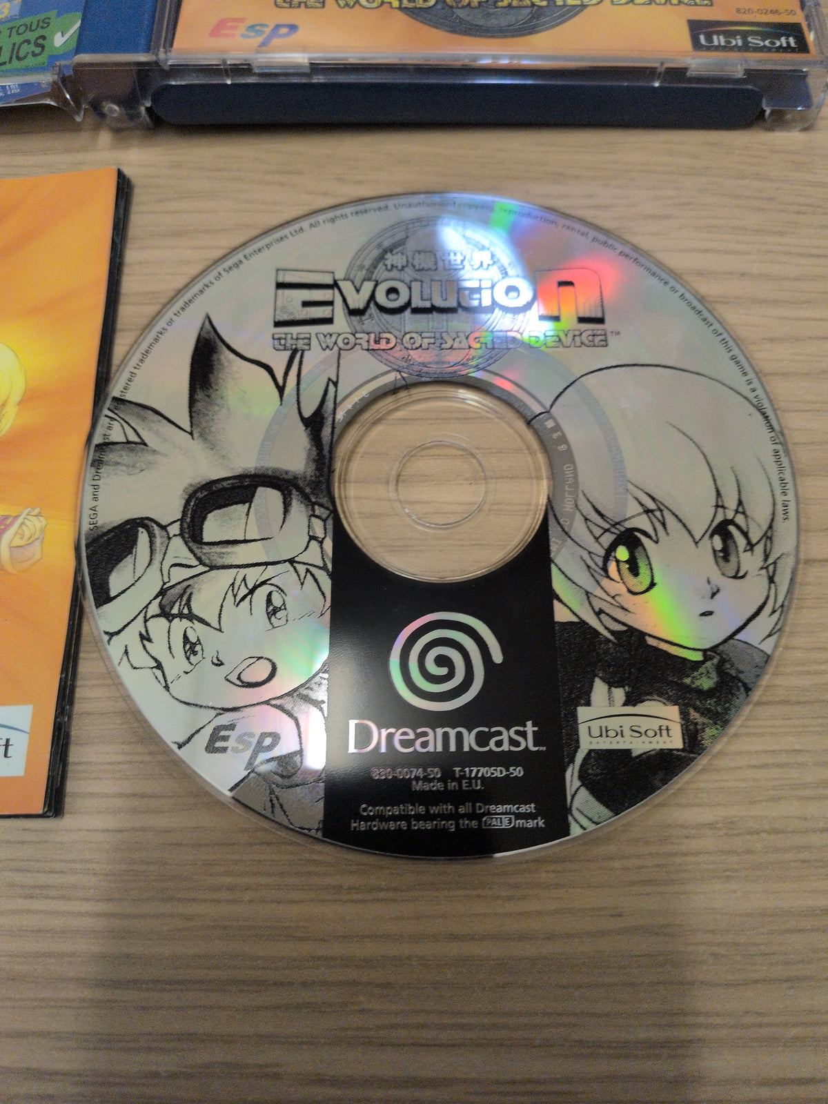 Evolution: The World of Sacred Device Sega Dreamcast game