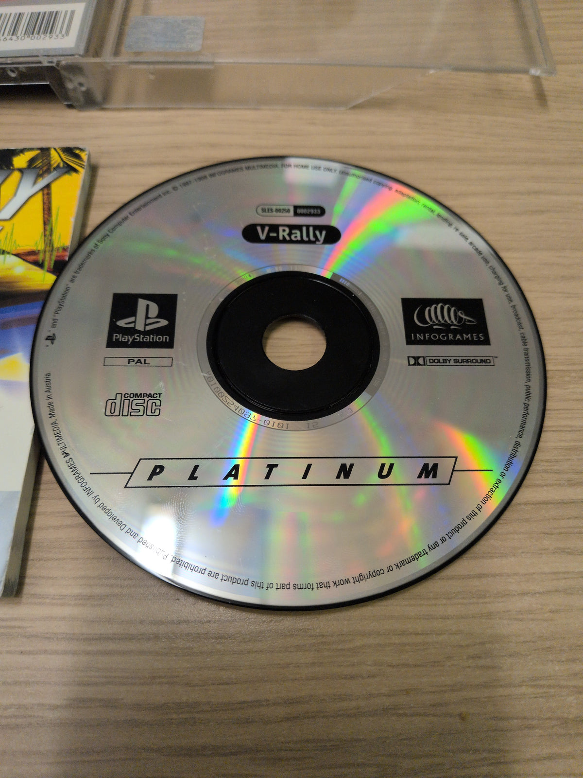 V-Rally Championship Edition Platinum Sony PS1 game