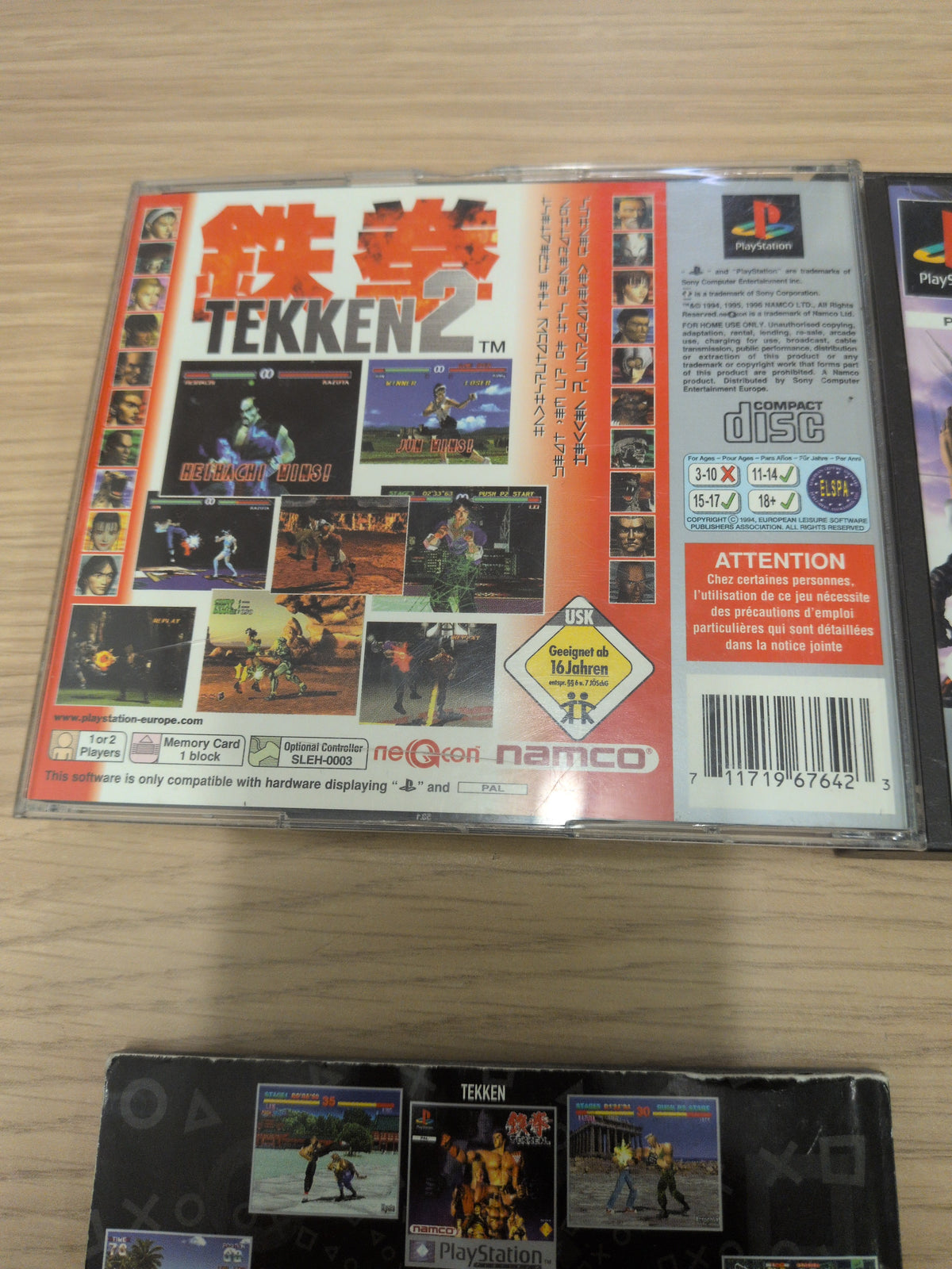 Tekken 2 Platinum Sony PS1 game
