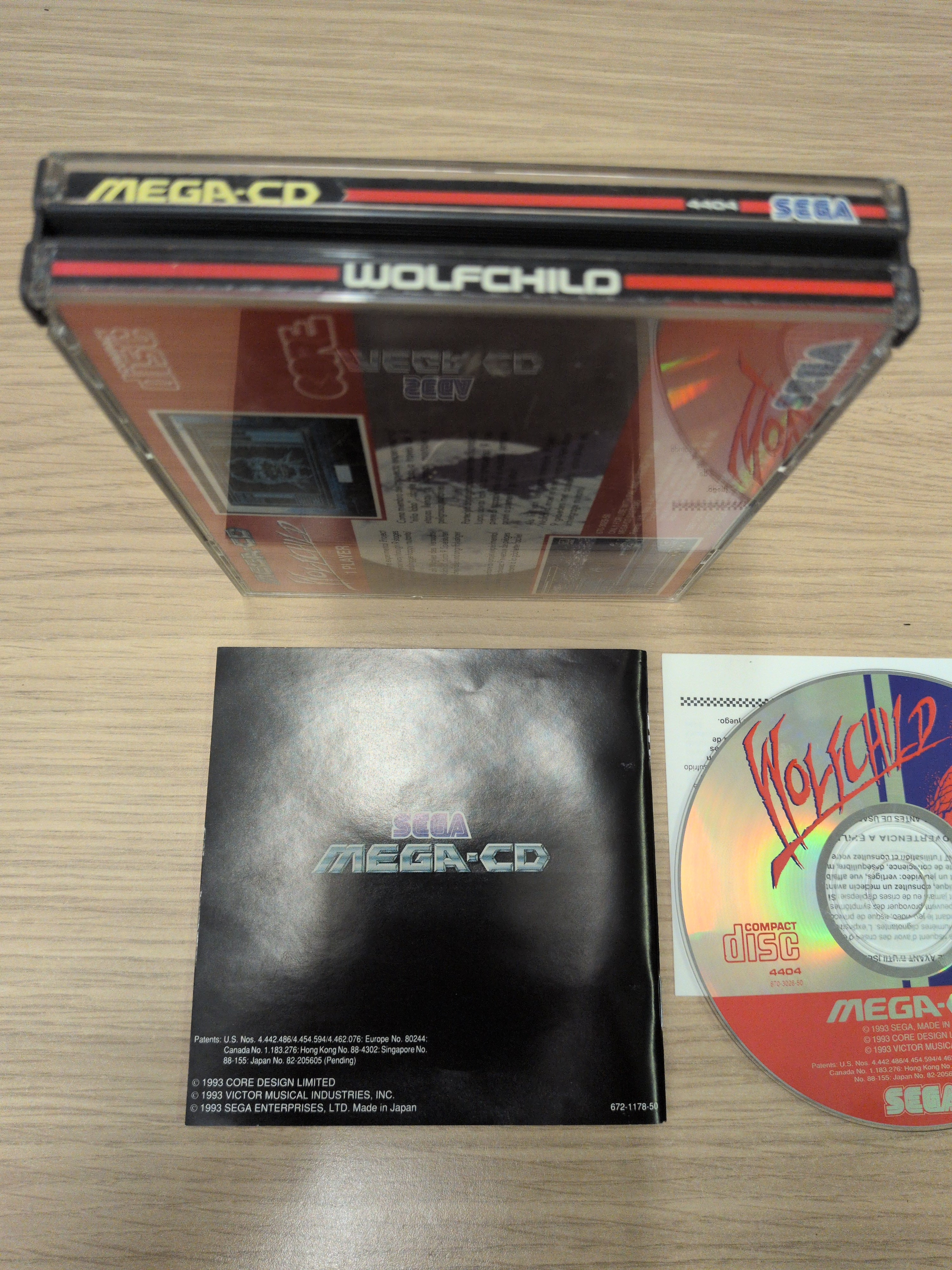 Wolfchild Sega Mega CD game