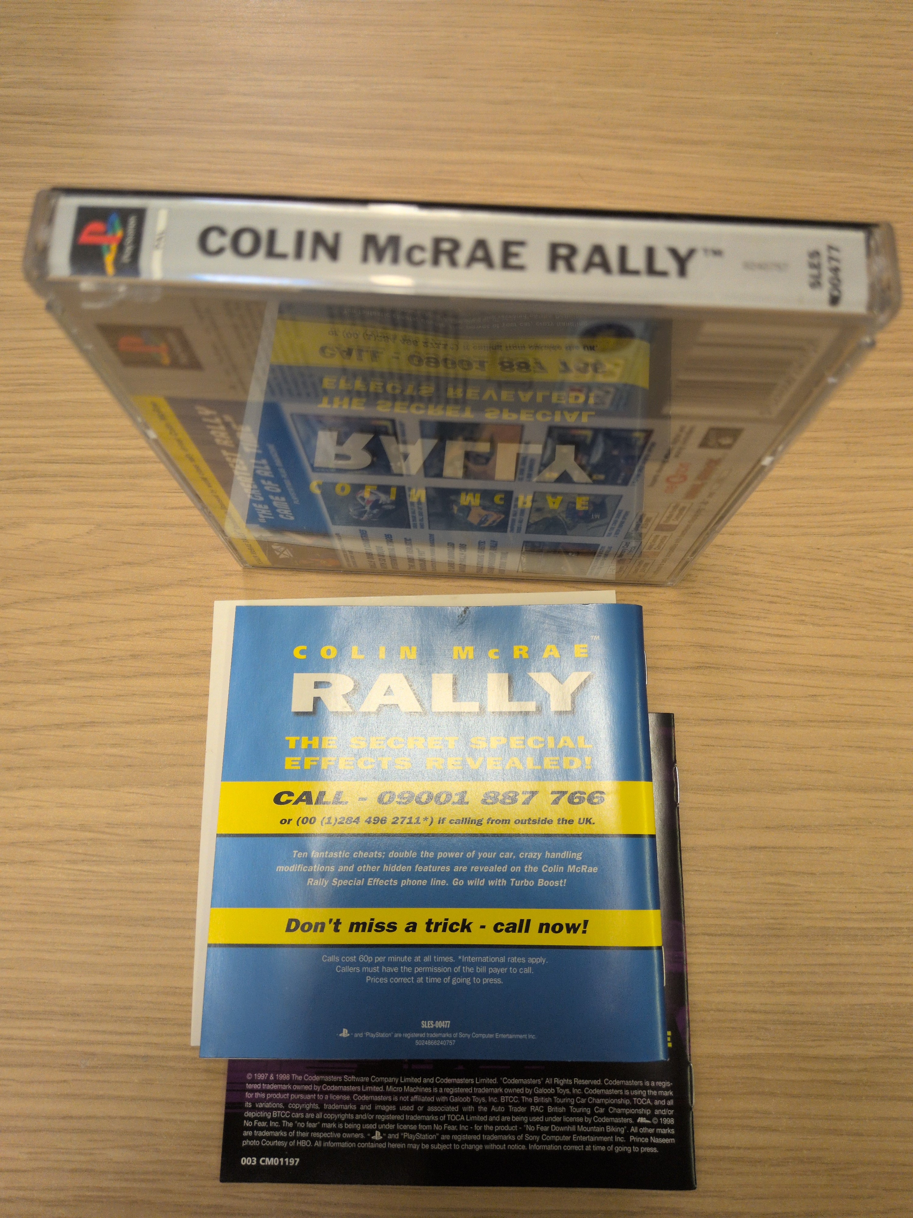 Colin McRae Rally Platinum Sony PS1 game