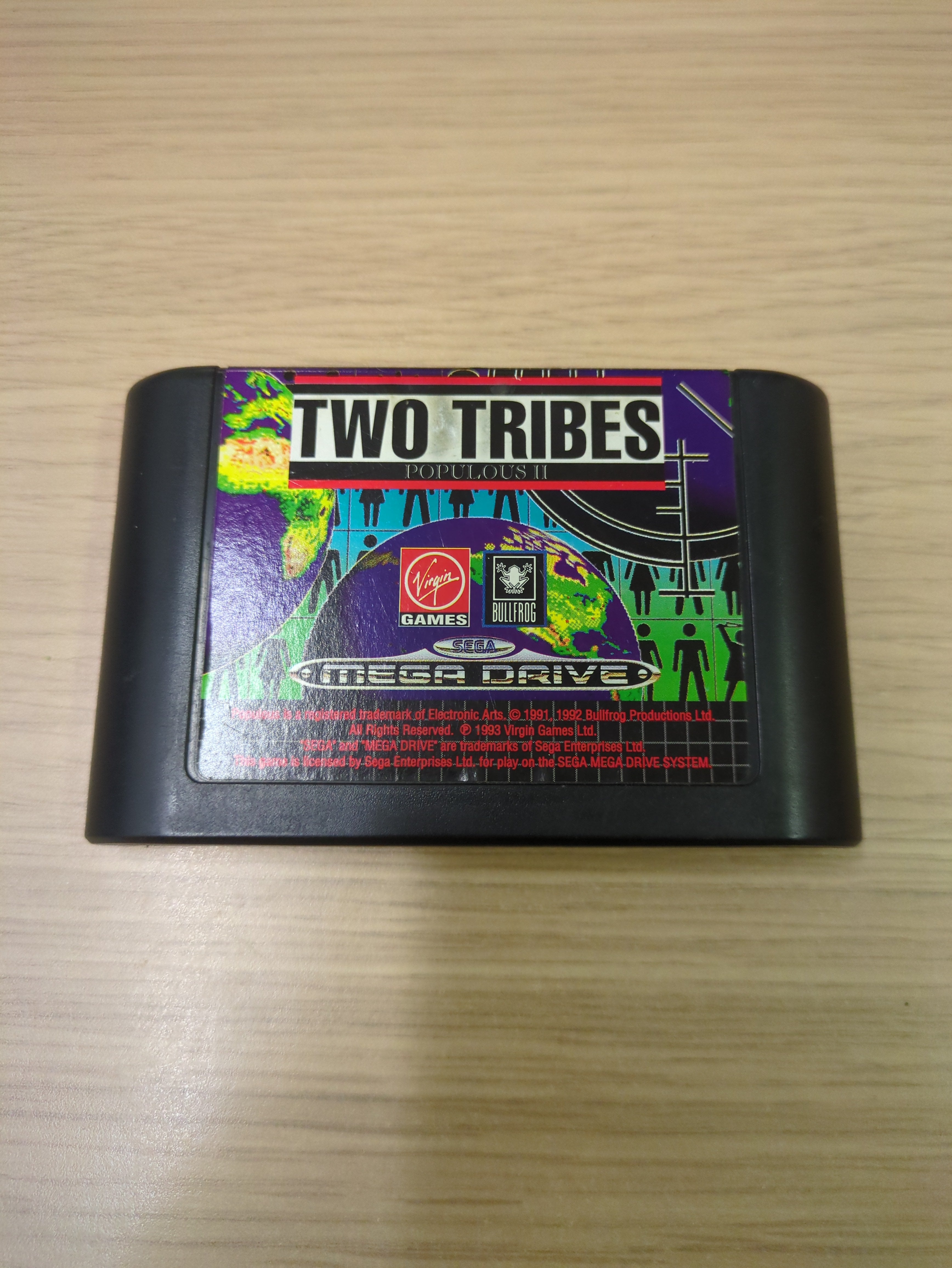 Two Tribes: Populous II Sega Mega Drive game Cart Only