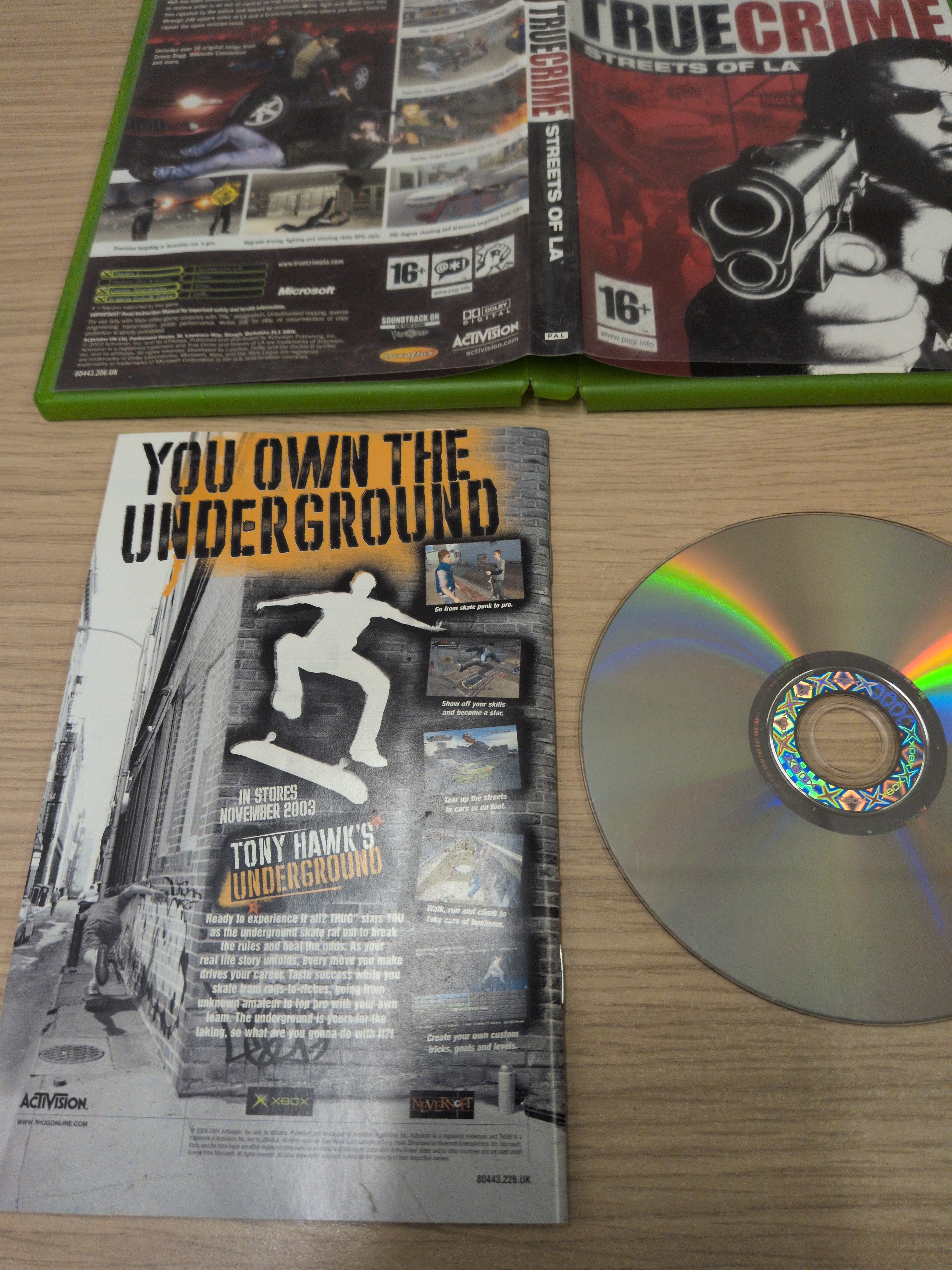 True Crime: Streets of LA original Xbox game