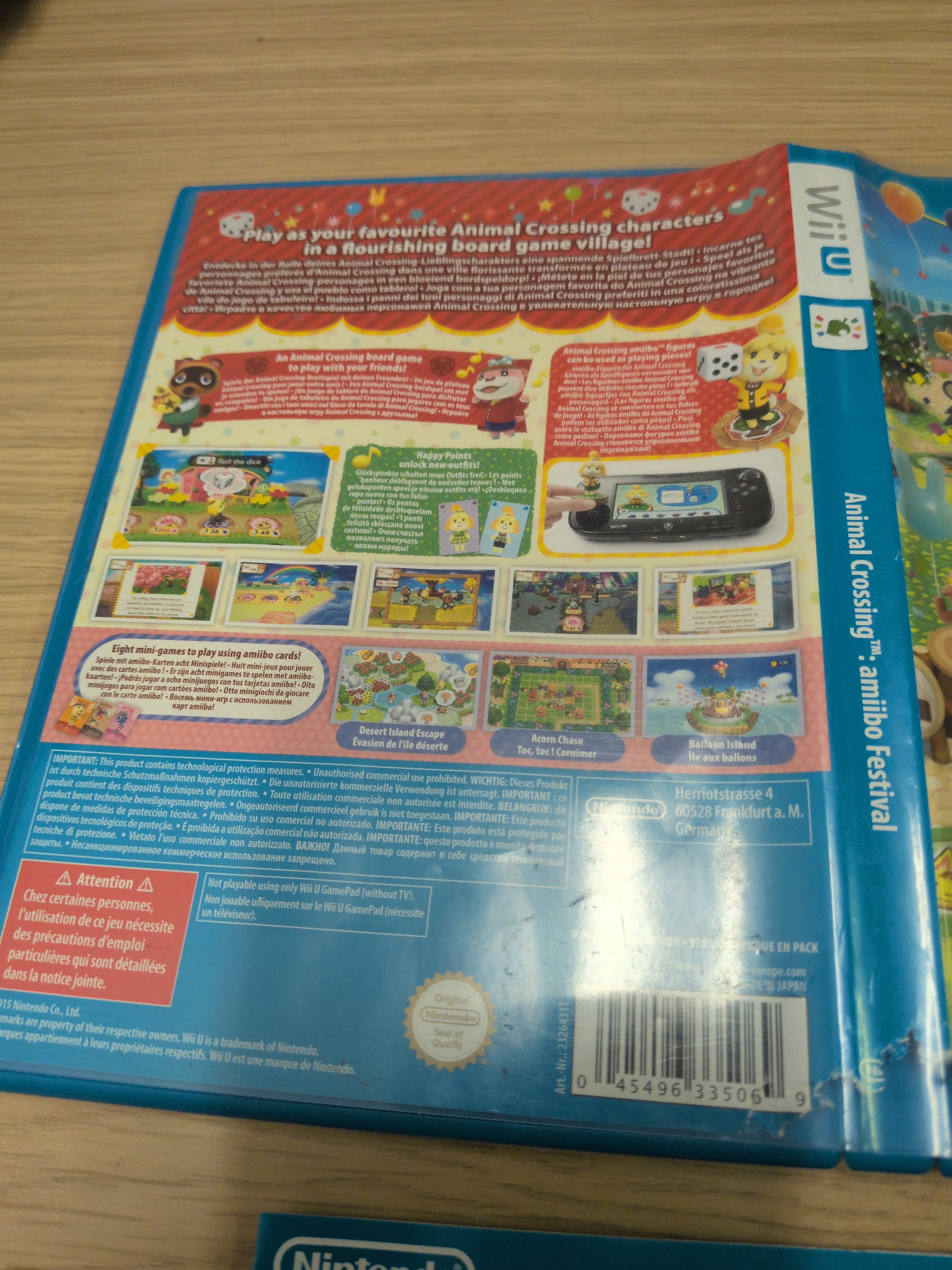 Animal Crossing: Amiibo Festival wii u game