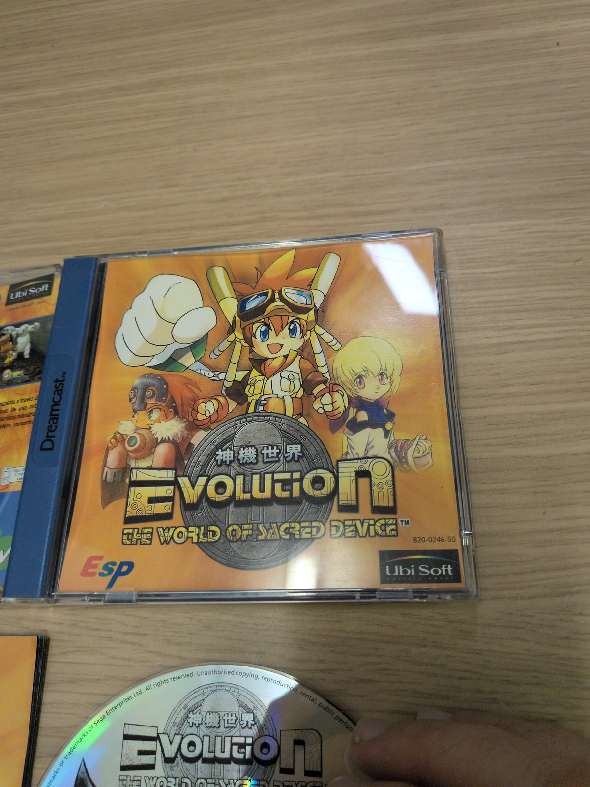 Evolution: The World of Sacred Device Sega Dreamcast game