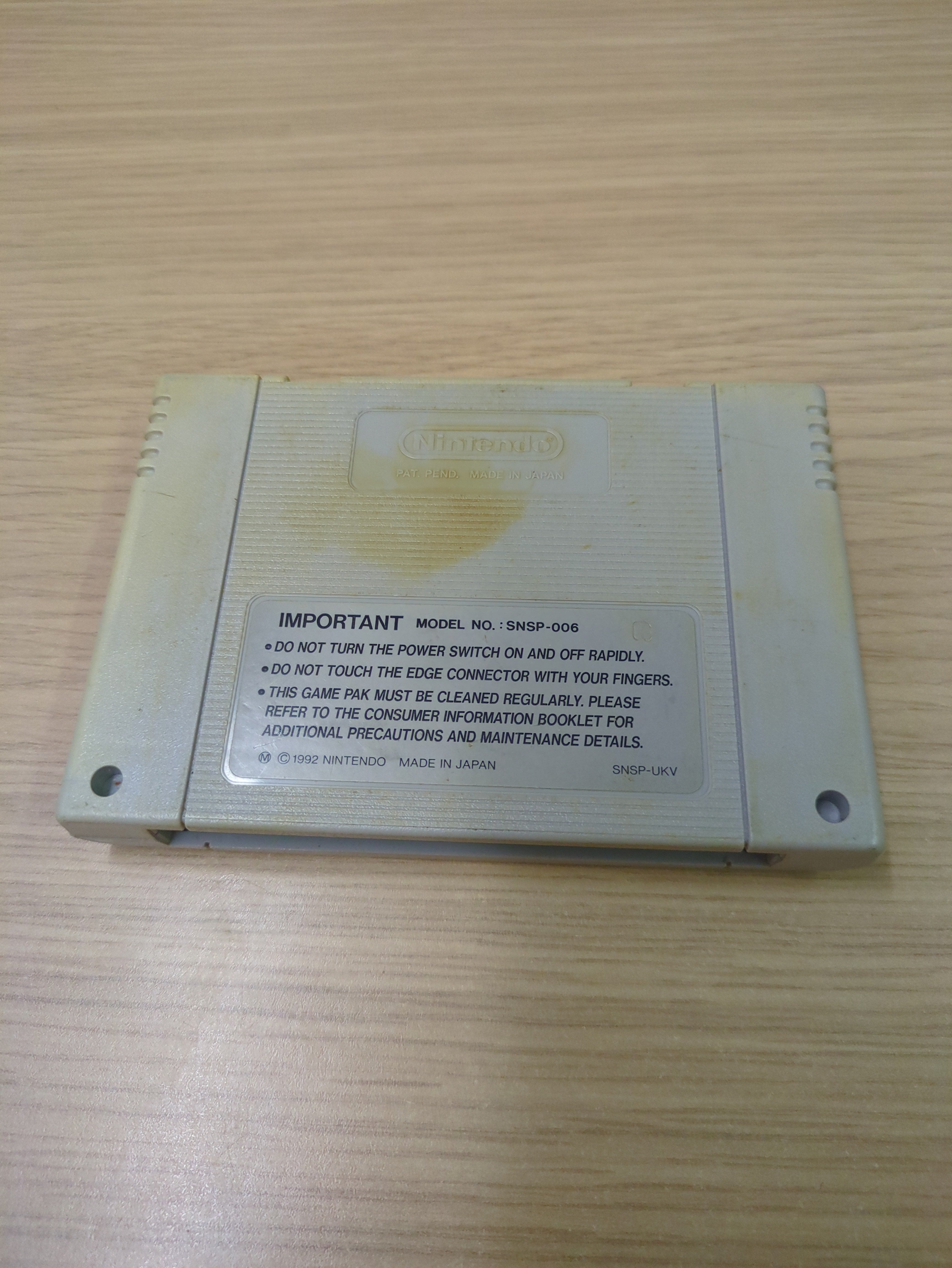 Super Star Wars Super Nintendo SNES game cart only