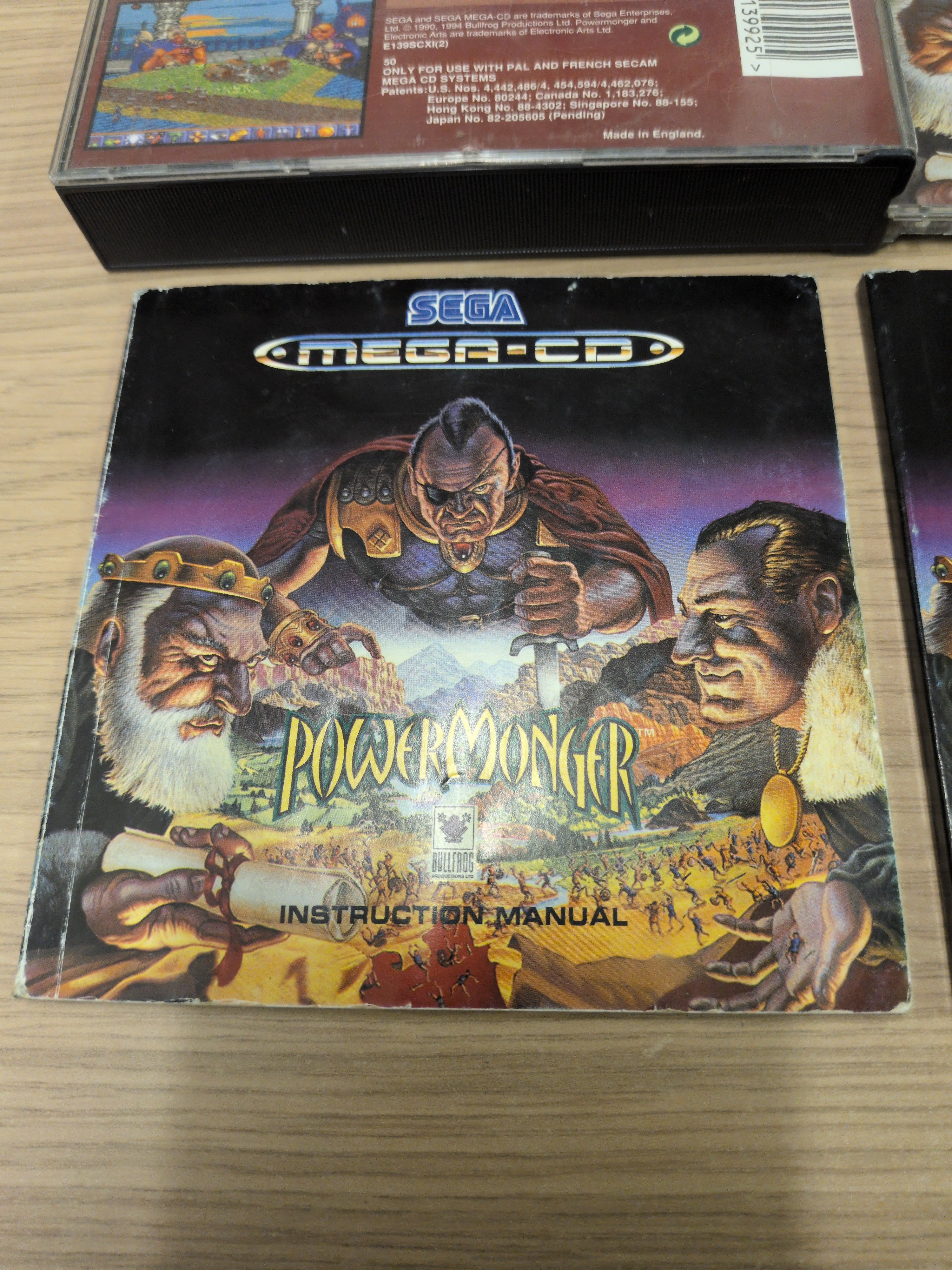 Powermonger Sega Mega-CD game