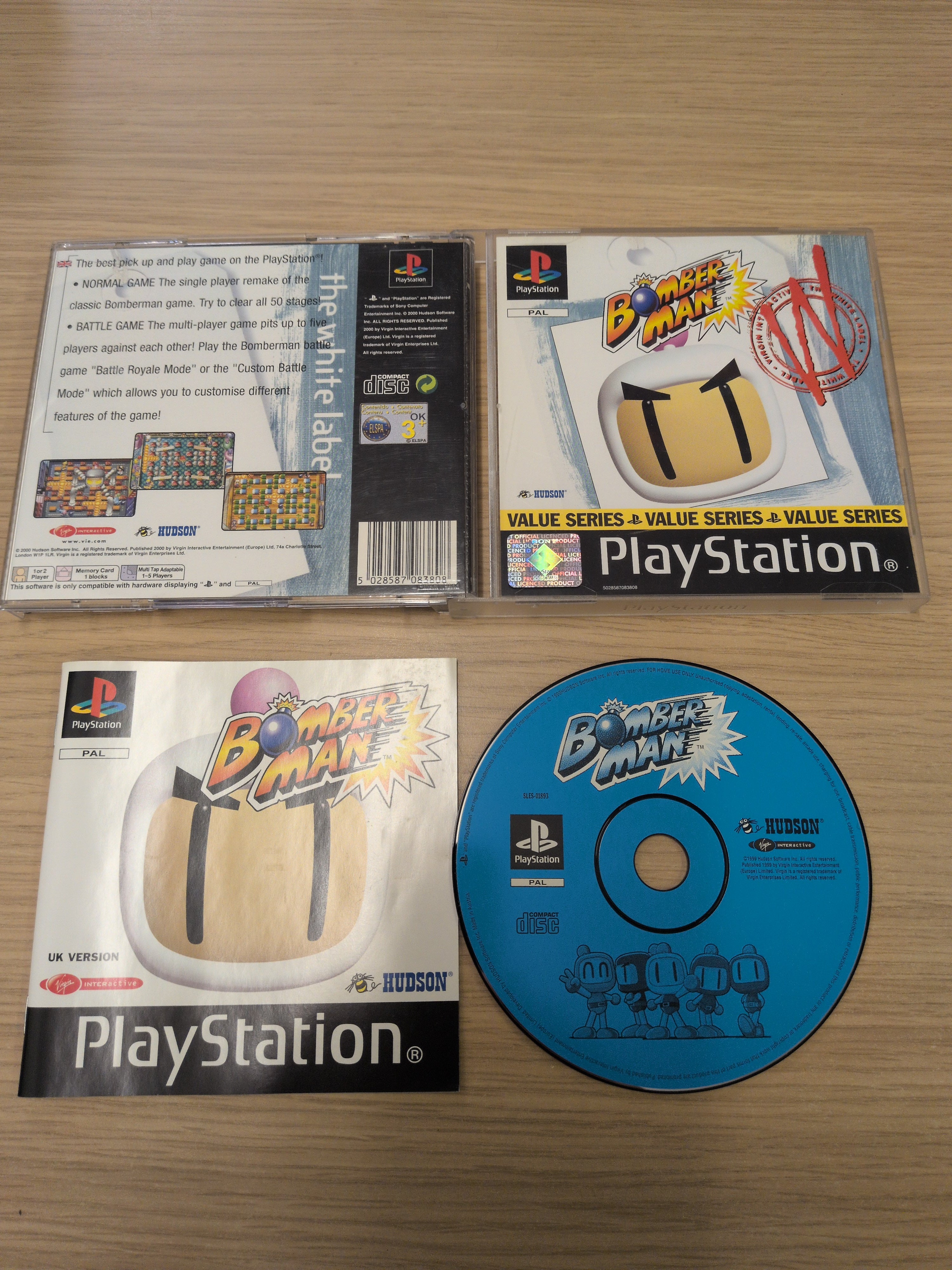 Bomberman Sony PS1 Value Series game