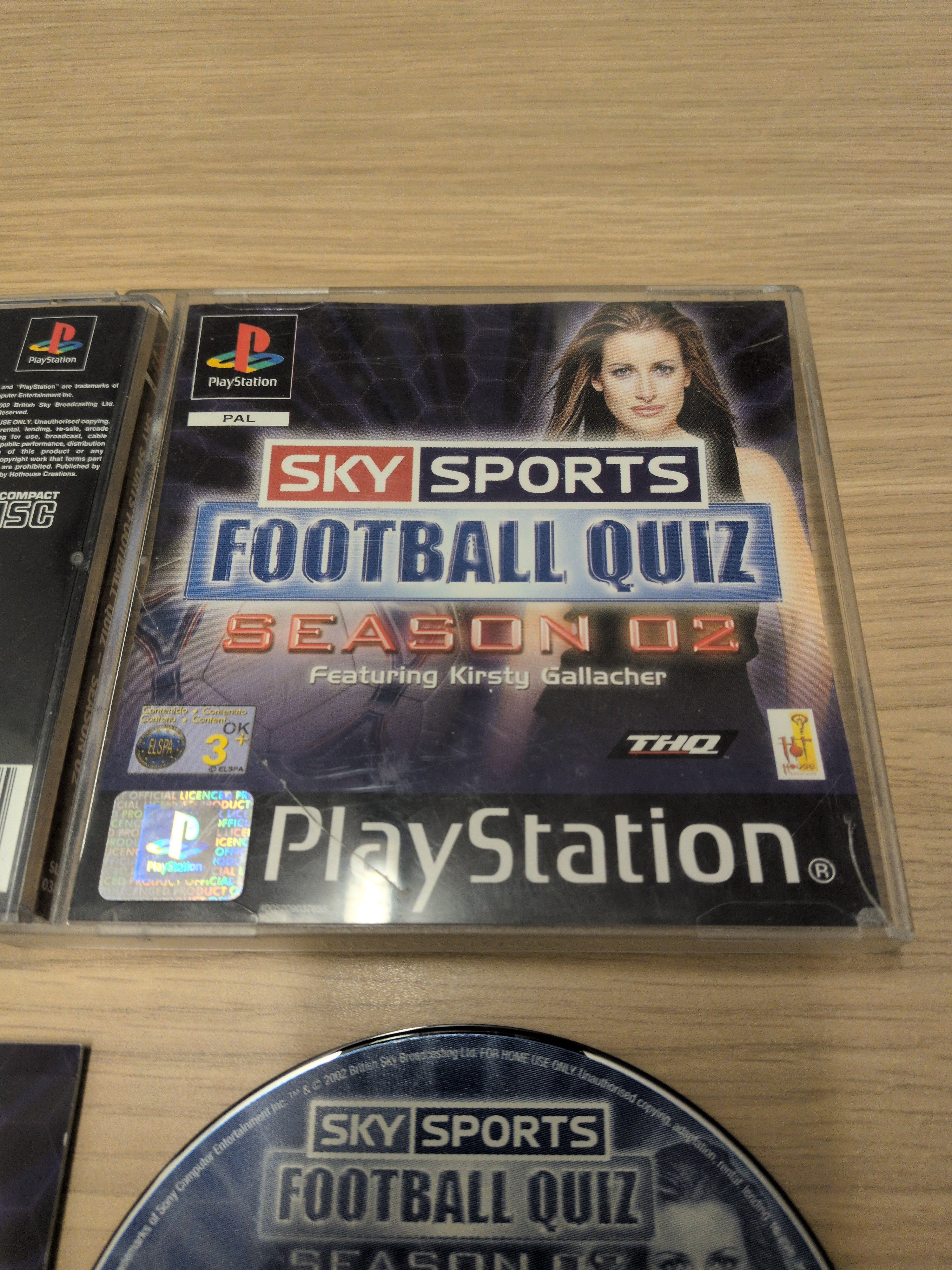 Sky Sports Football Quiz Season 02 Sony PS1 game
