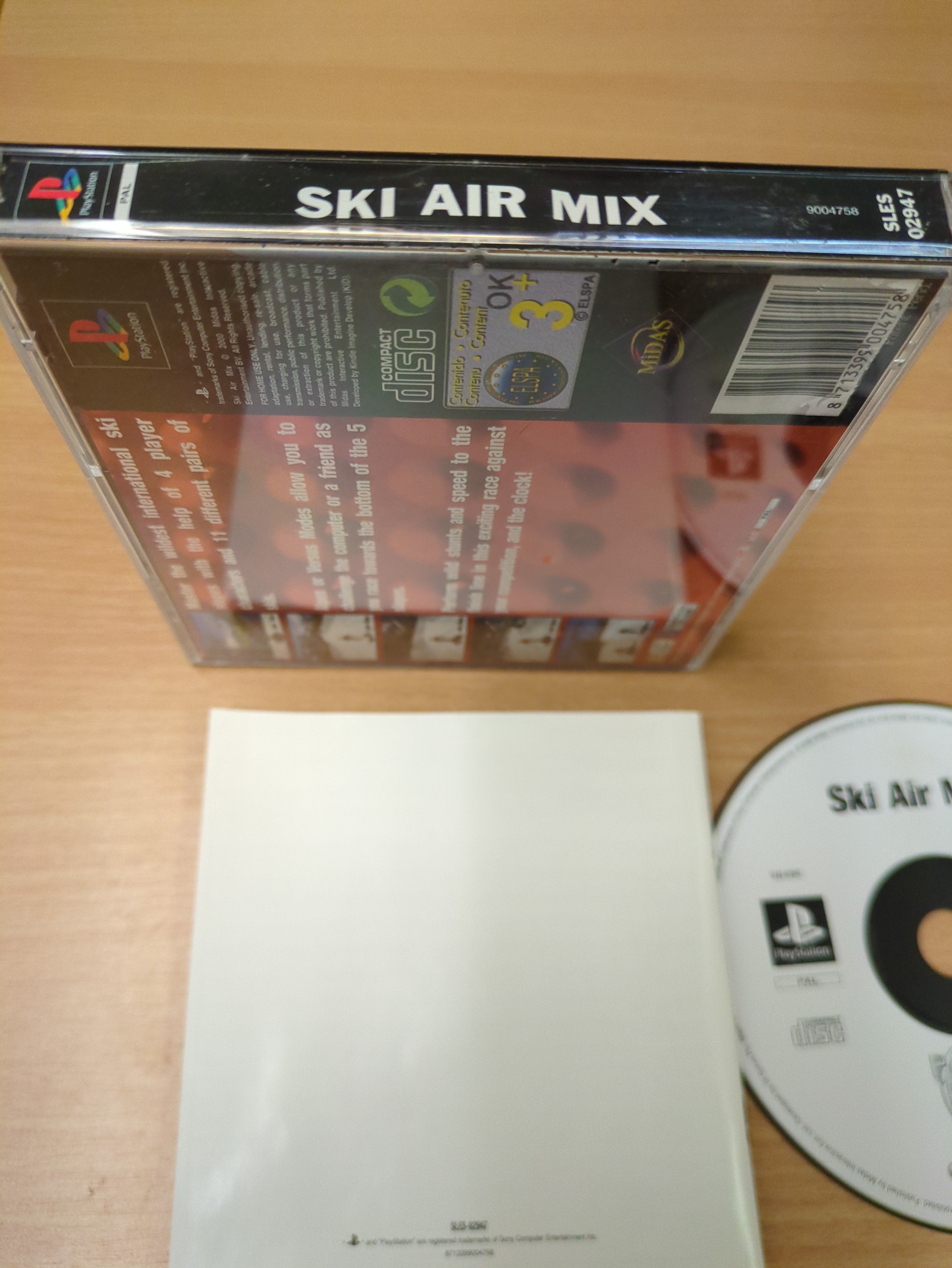 Ski Air Mix Sony PS1 game