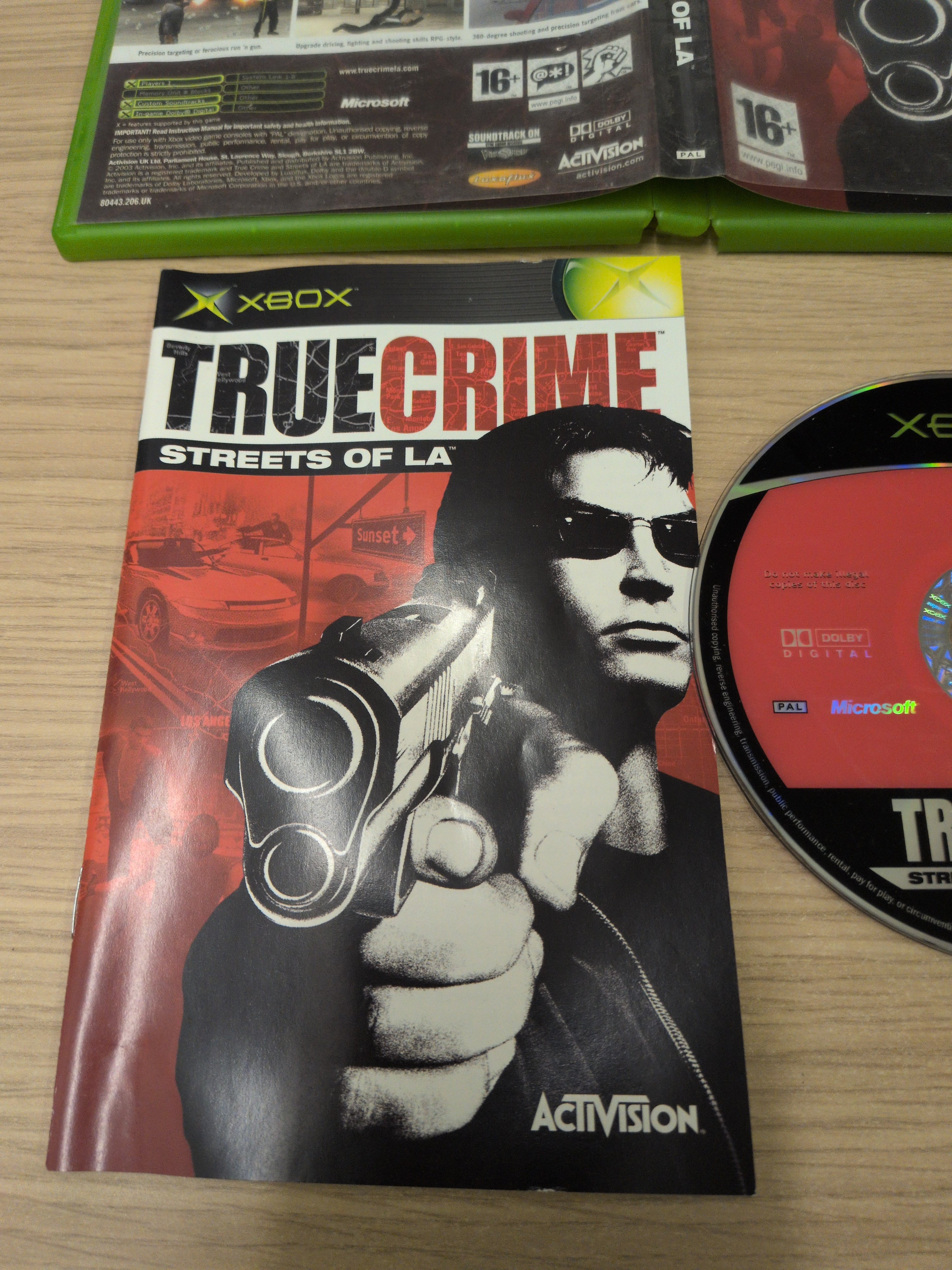 True Crime: Streets of LA original Xbox game