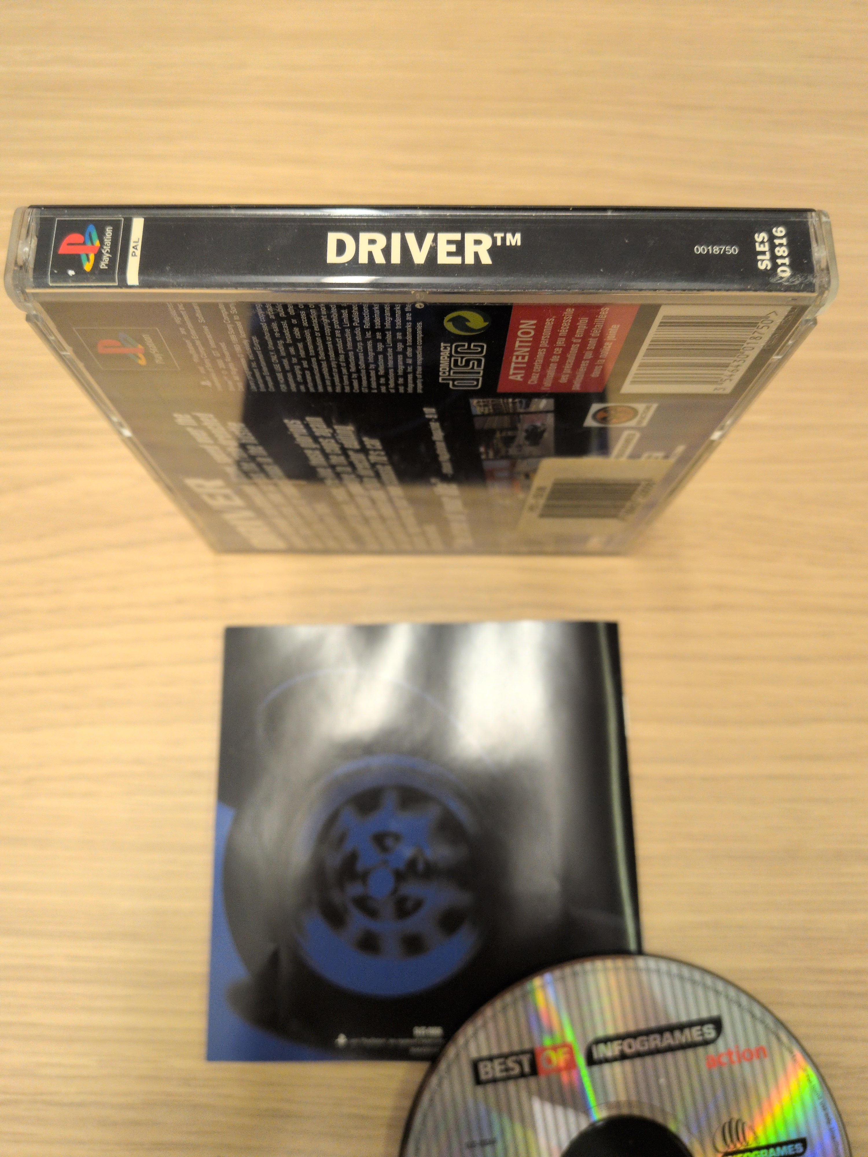 Driver (Best of Infogrames) Sony PS1 game