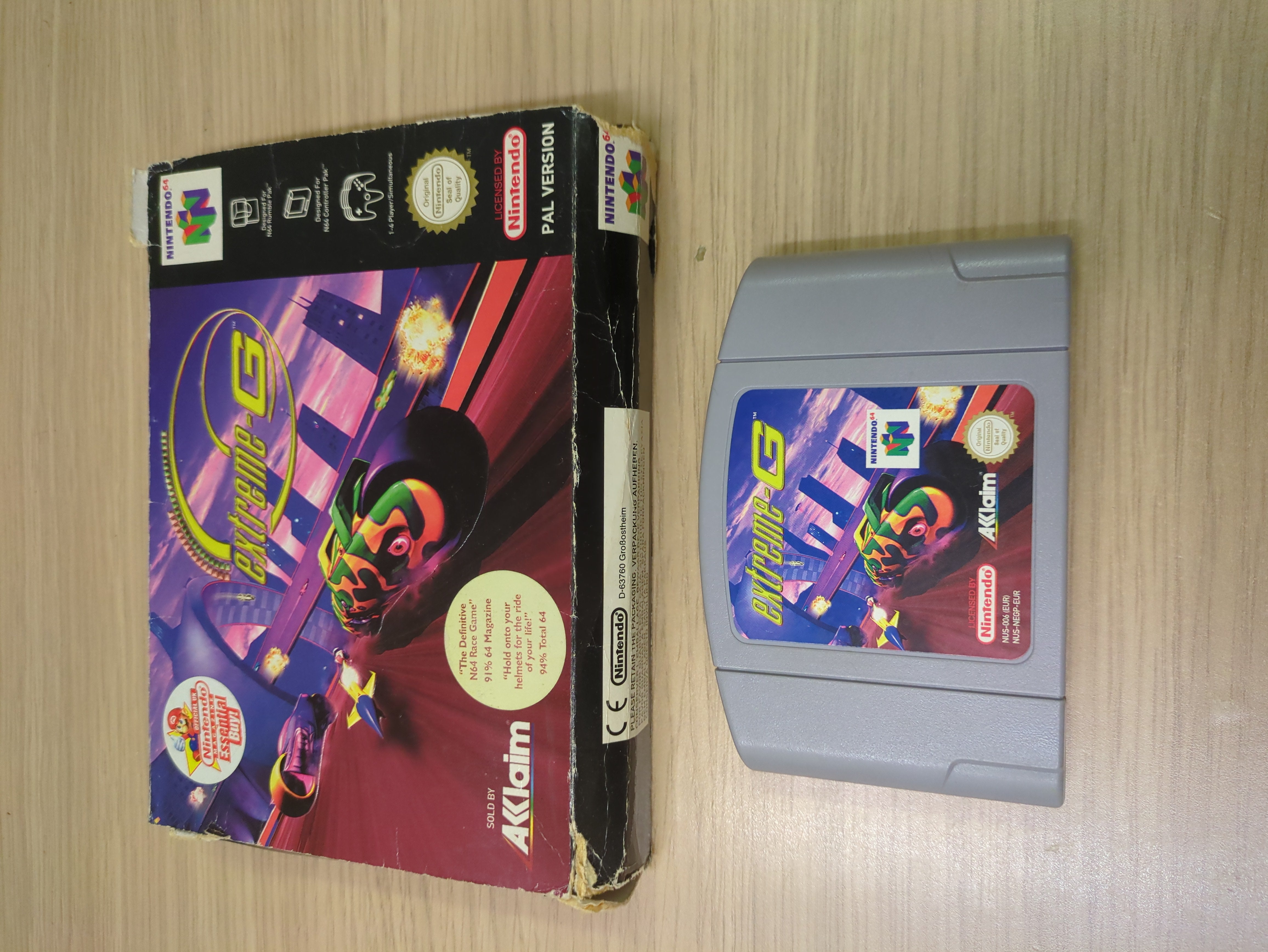 Extreme-G Nintendo N64 game Boxed