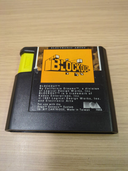 Blockout Sega Mega Drive game Cart Only