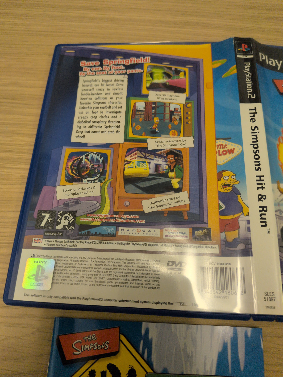 The Simpsons: Hit & Run Sony PS2 game