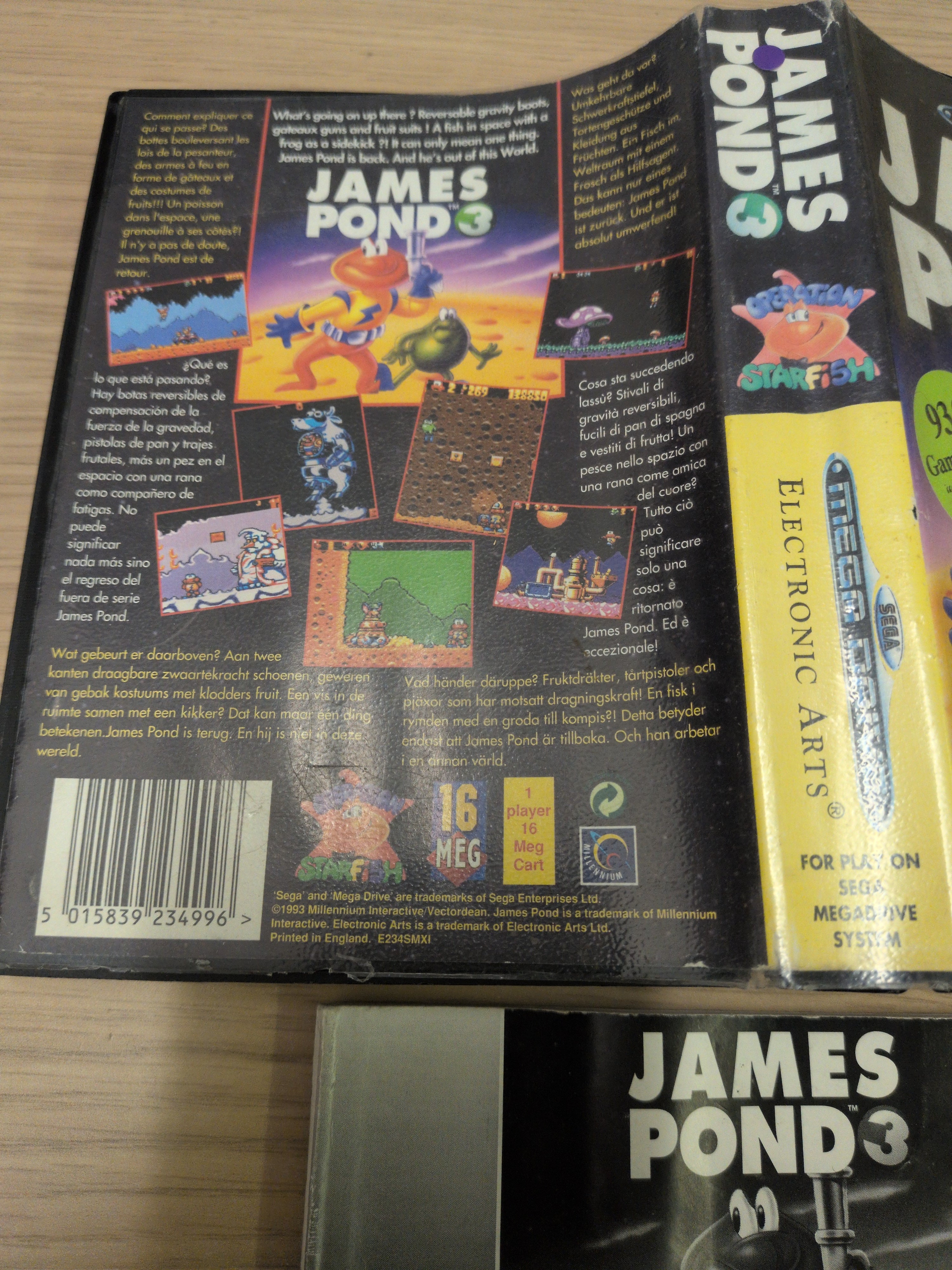 James Pond 3: Operation Starfish Sega Mega Drive game