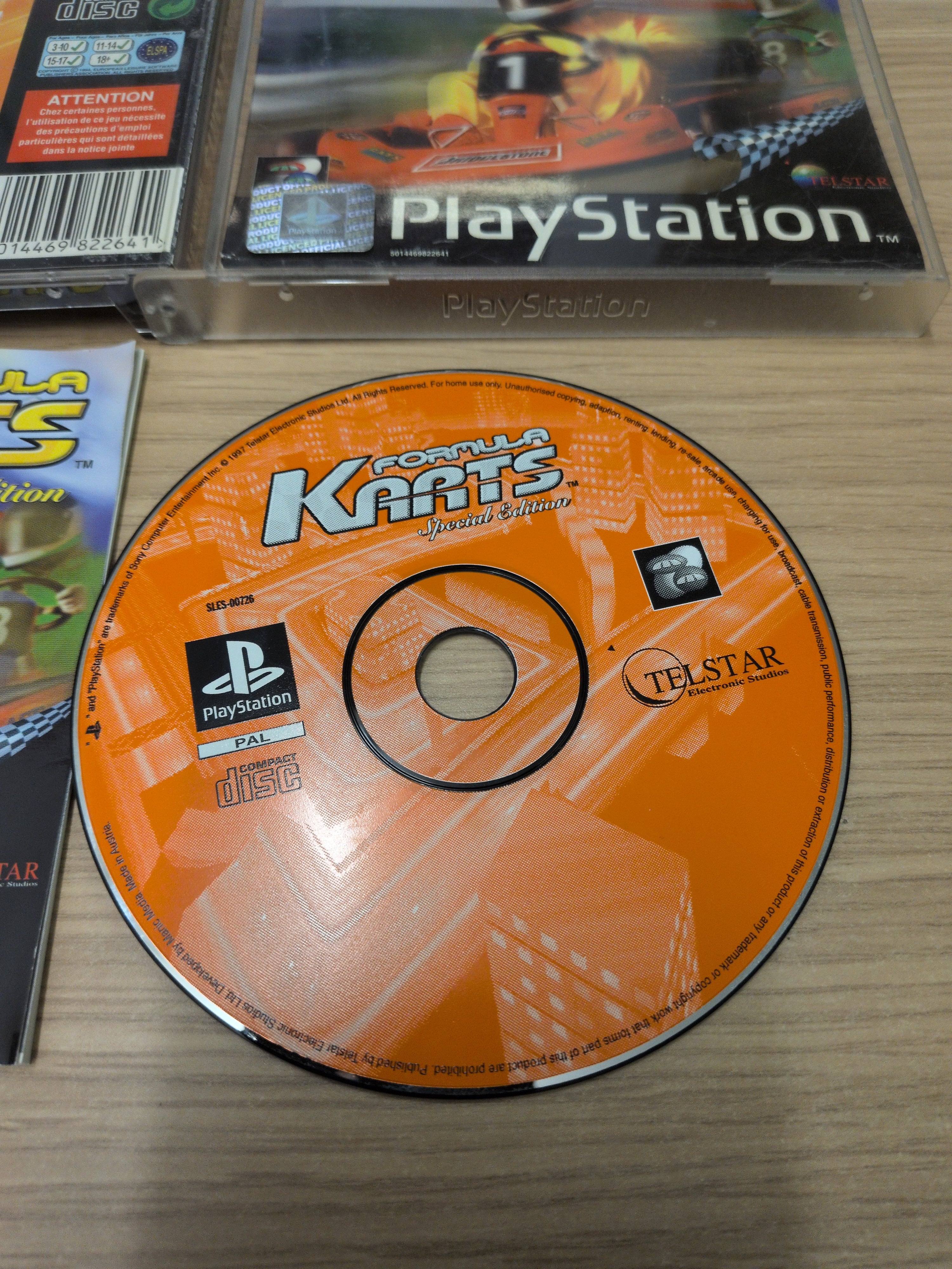 Formula Karts Special Edition Sony PS1 game
