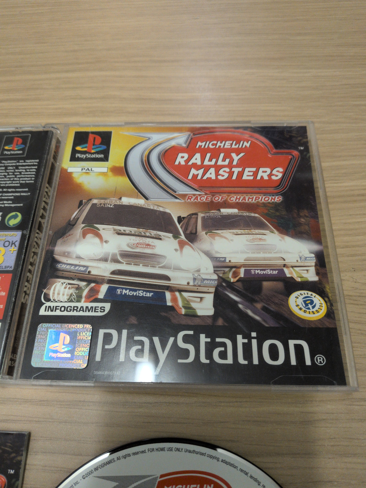 Rally Masters Michelin Race of Champions Sony PS1 game