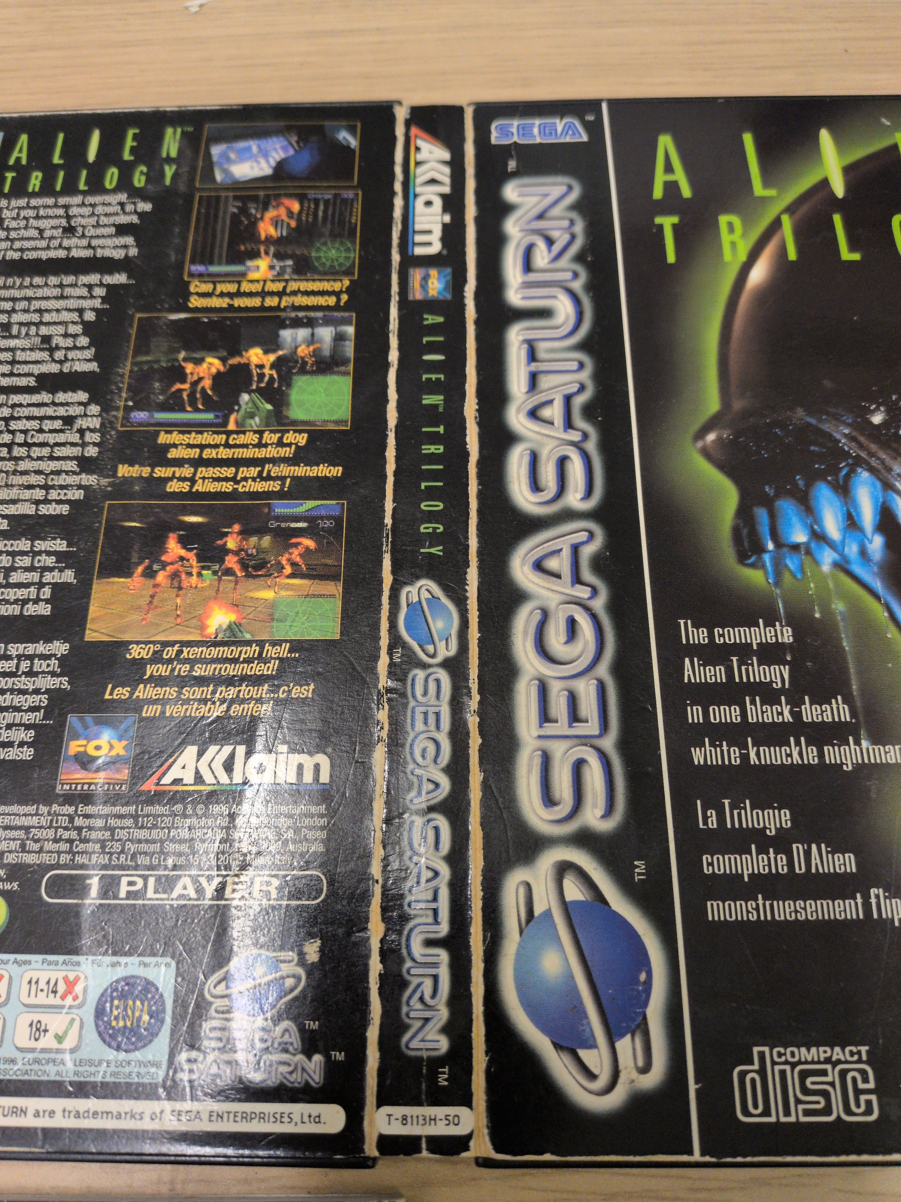 Alien Trilogy Sega Saturn game