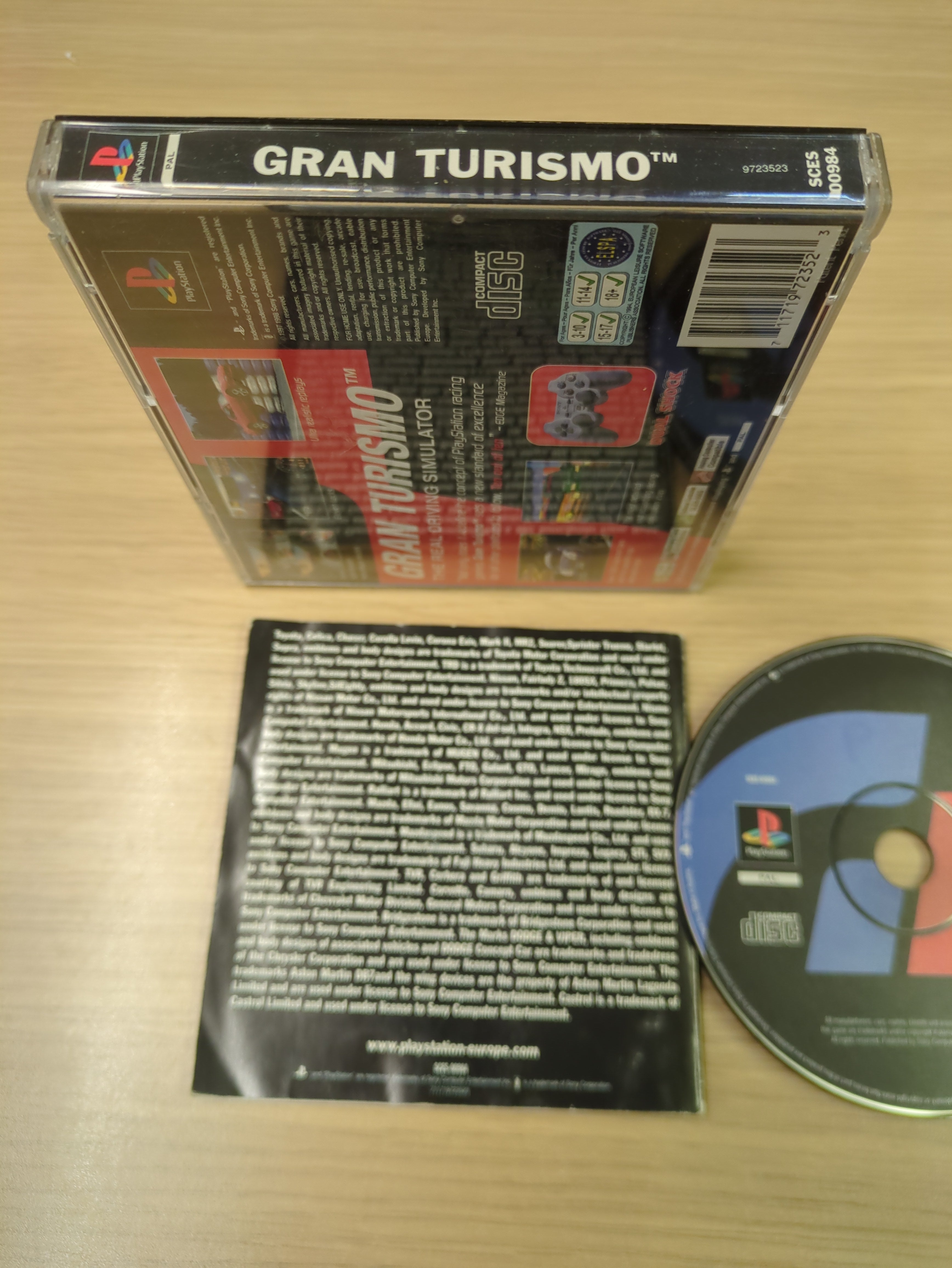 Gran Turismo Sony PS1 game