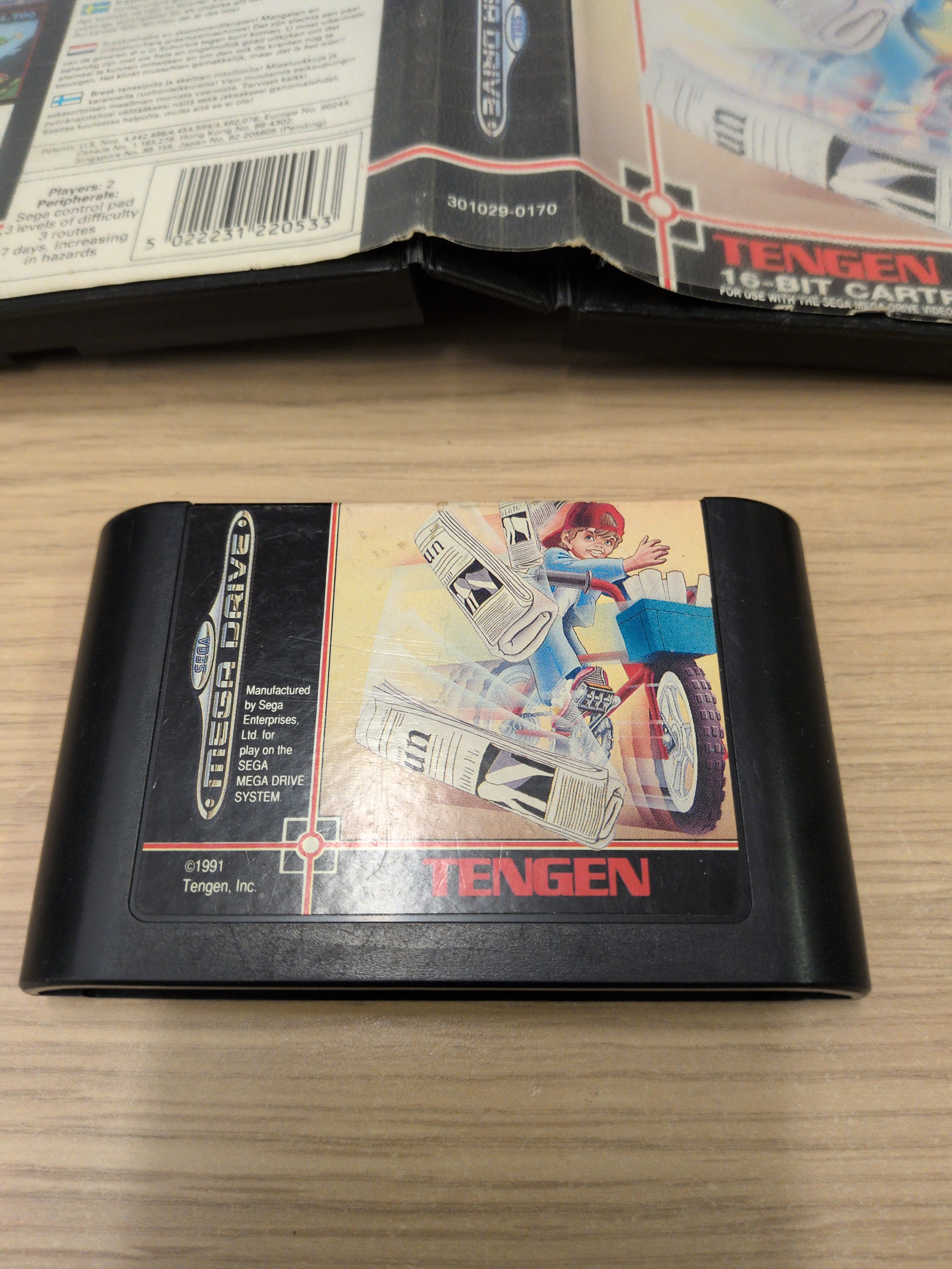 Paperboy Sega Mega Drive game