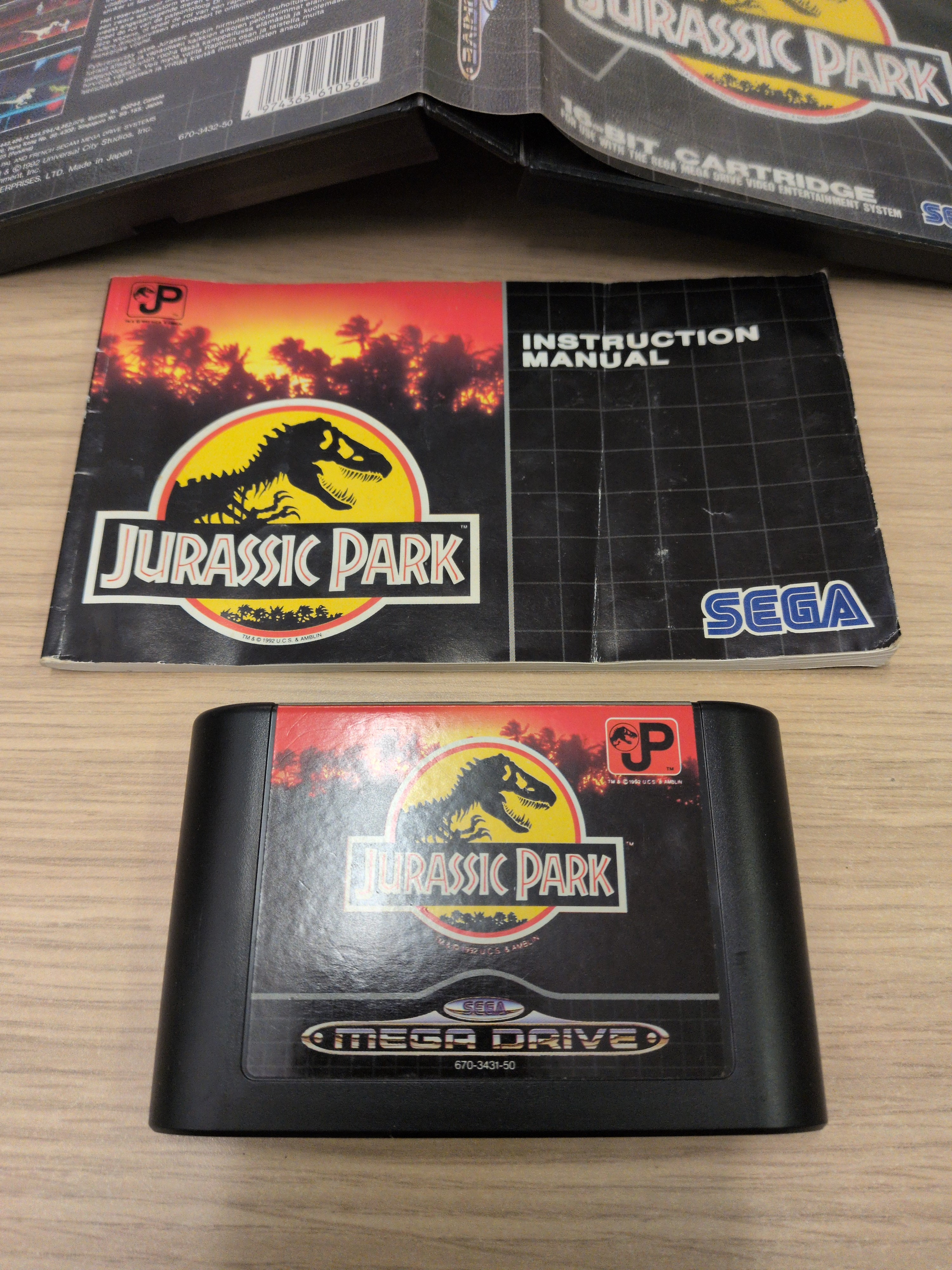 Jurassic Park Sega Mega Drive game