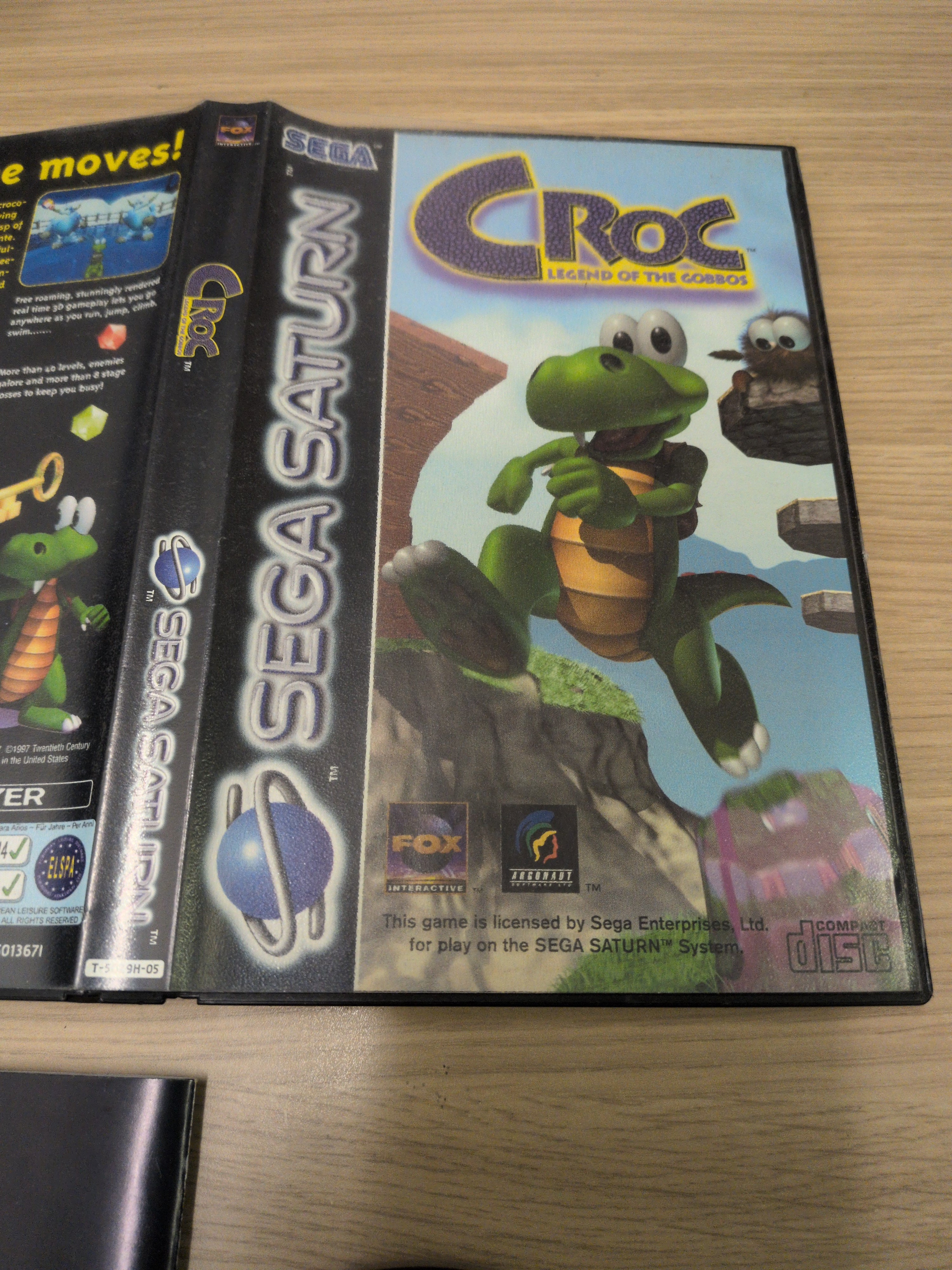 Croc: Legend Of The Gobbos Sega Saturn game