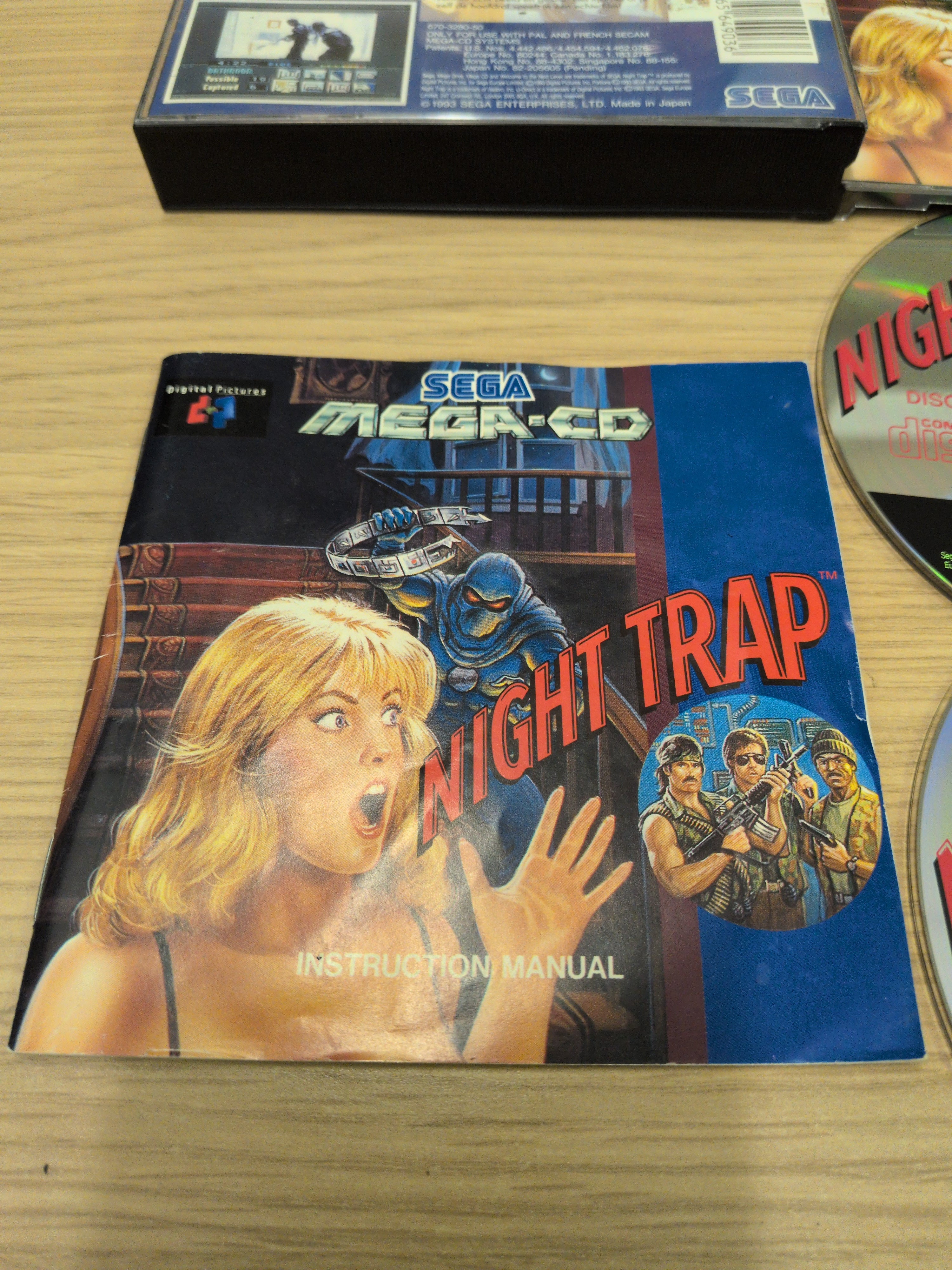 Night Trap Sega Mega-CD game